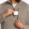 Heather Oat Quarter-Zip Fleece sold by Ash & Erie