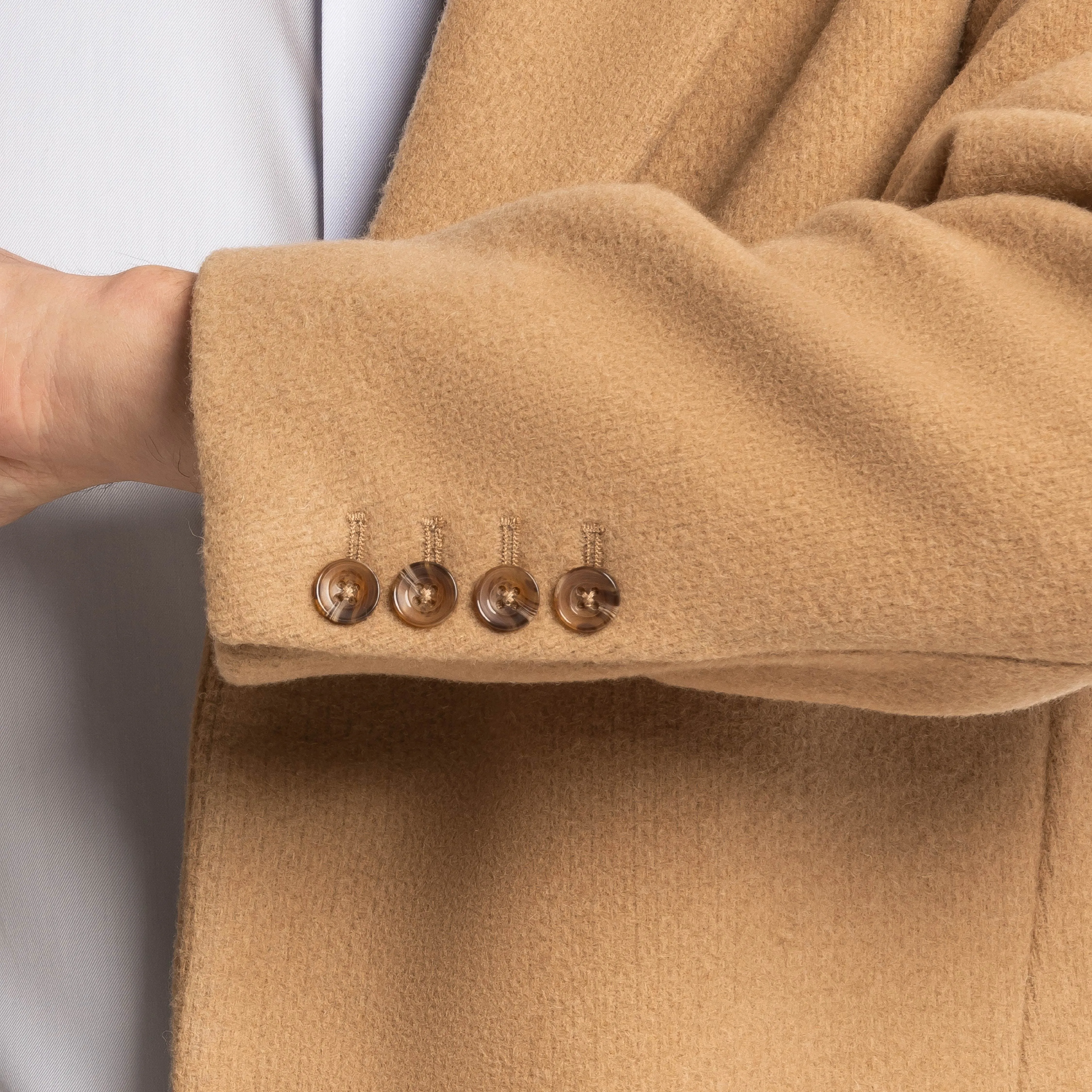 Camel Wool Top Coat sold by Ash & Erie product image thumbnail 5
