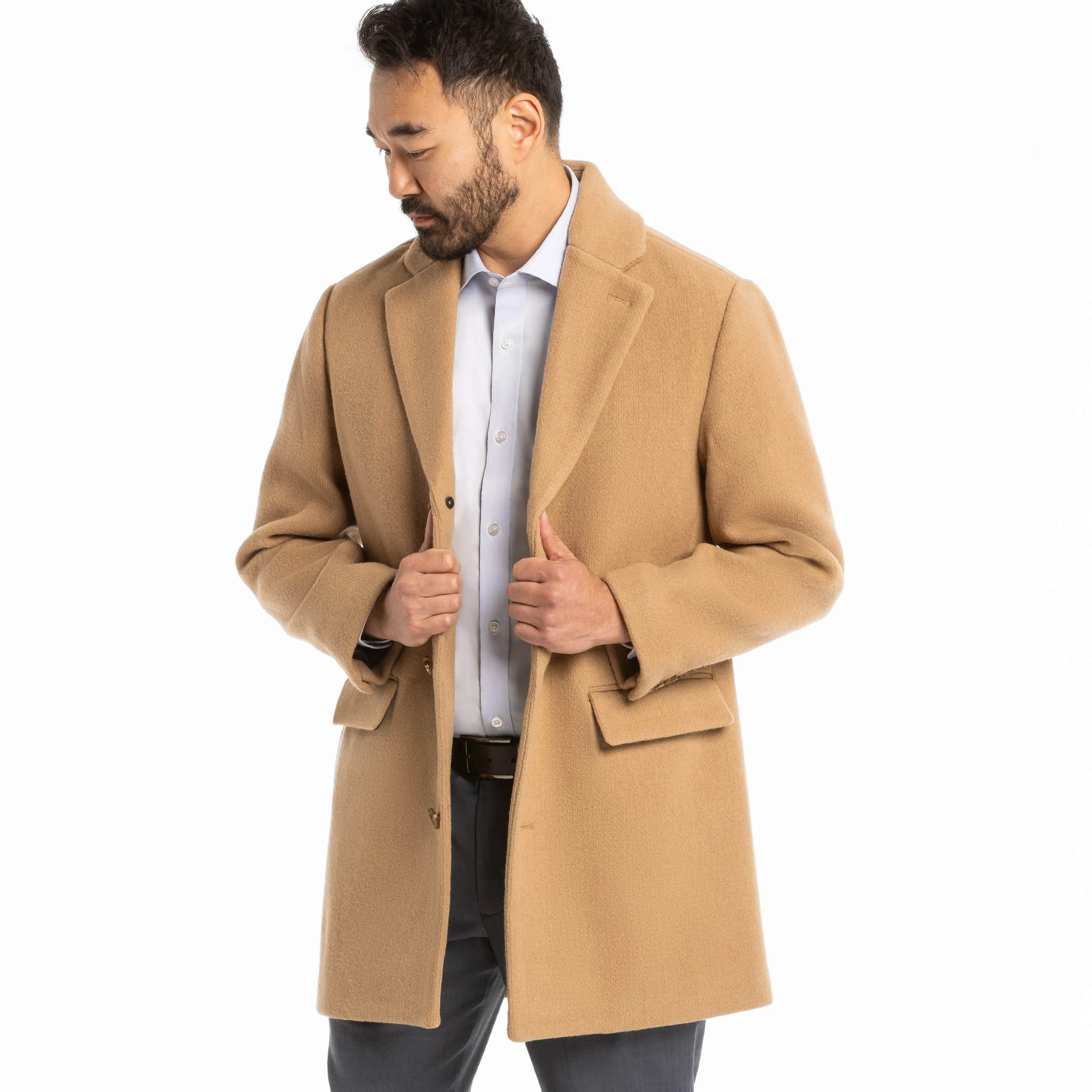 Camel Wool Top Coat sold by Ash & Erie