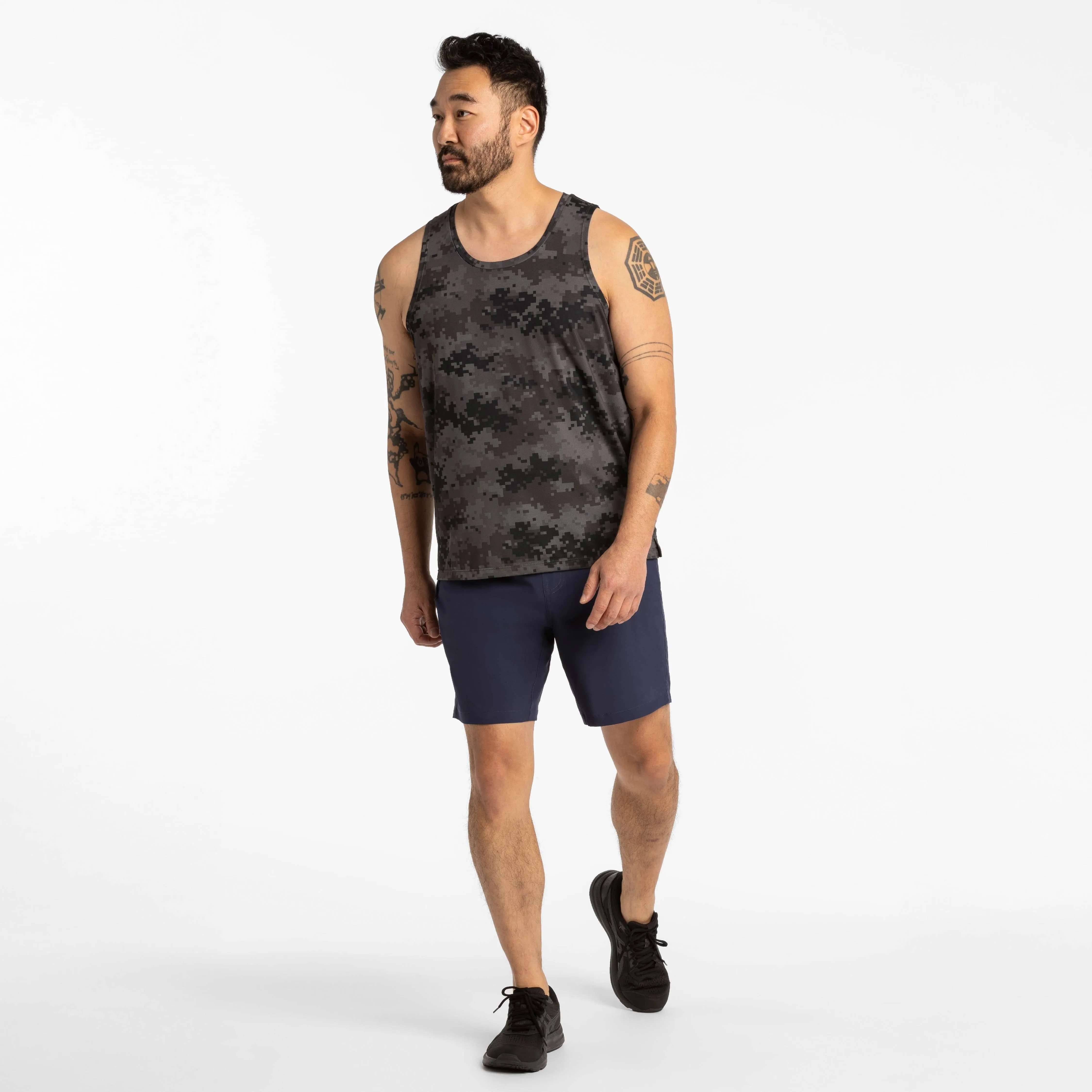 Navy Hybrid Shorts sold by Ash & Erie product image thumbnail 2