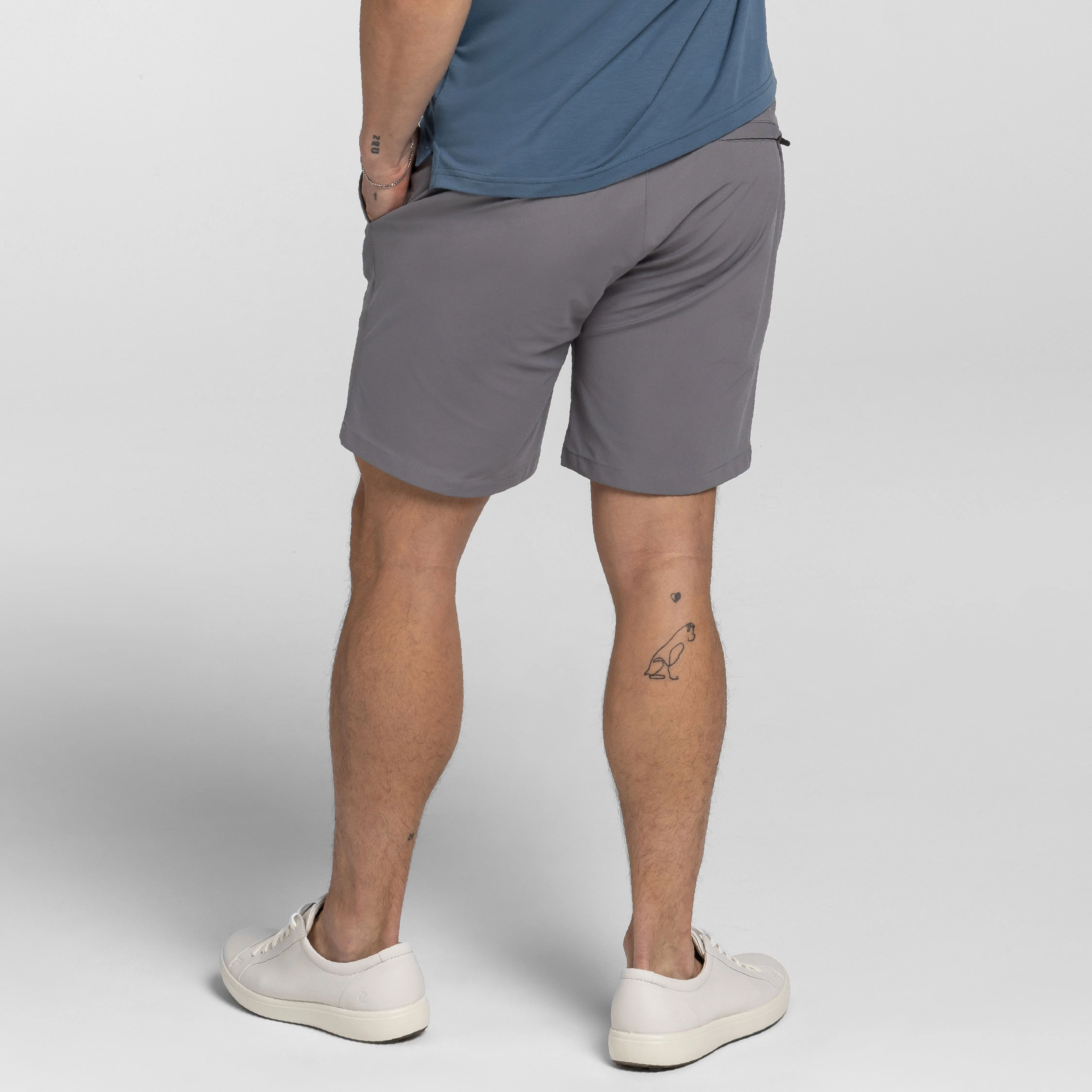 Grey Hybrid XYZ Chino Short sold by Ash & Erie product image thumbnail 3
