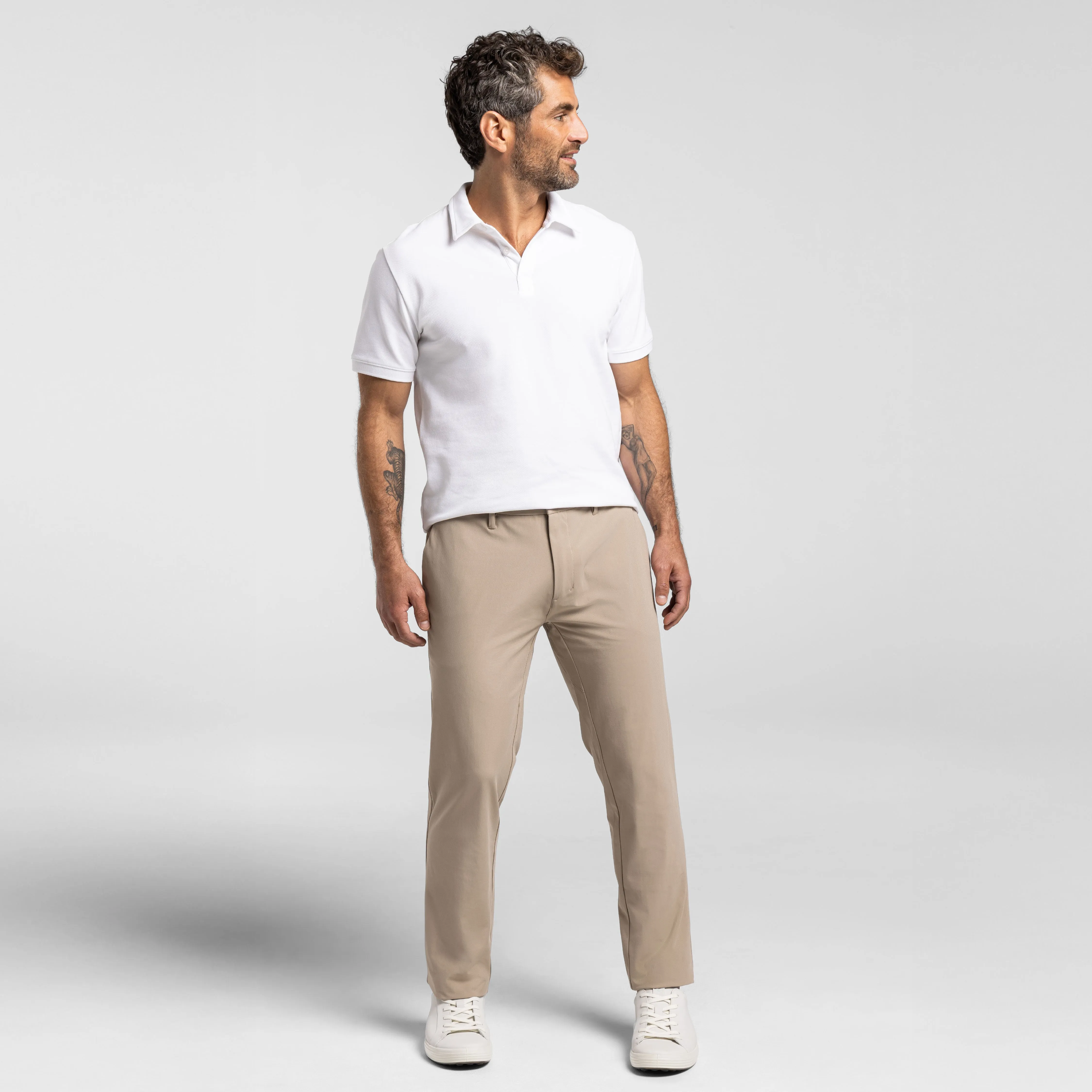 Khaki Hybrid XYZ Chino sold by Ash & Erie product image thumbnail 2