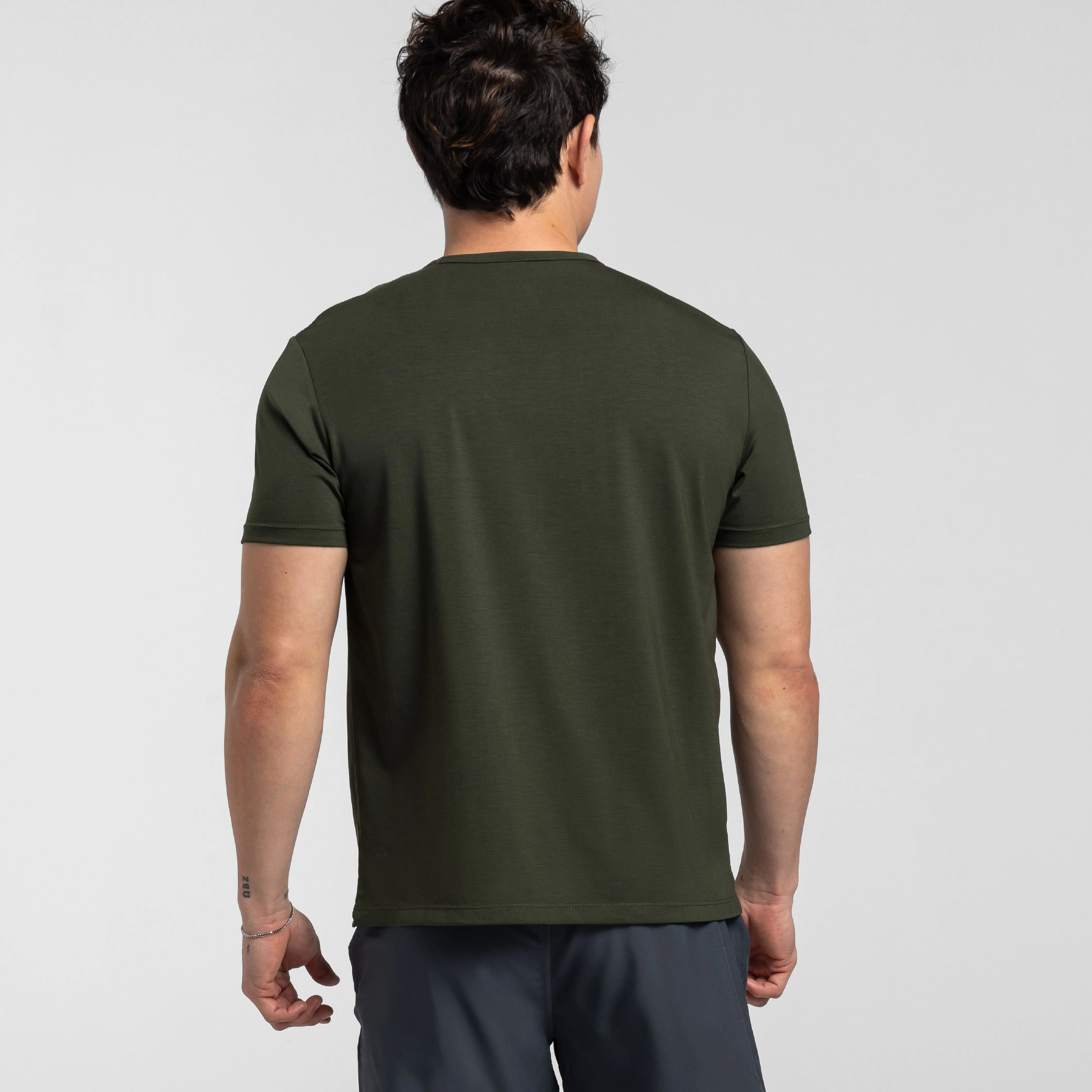 Green Hybrid Tee sold by Ash & Erie product image thumbnail 3