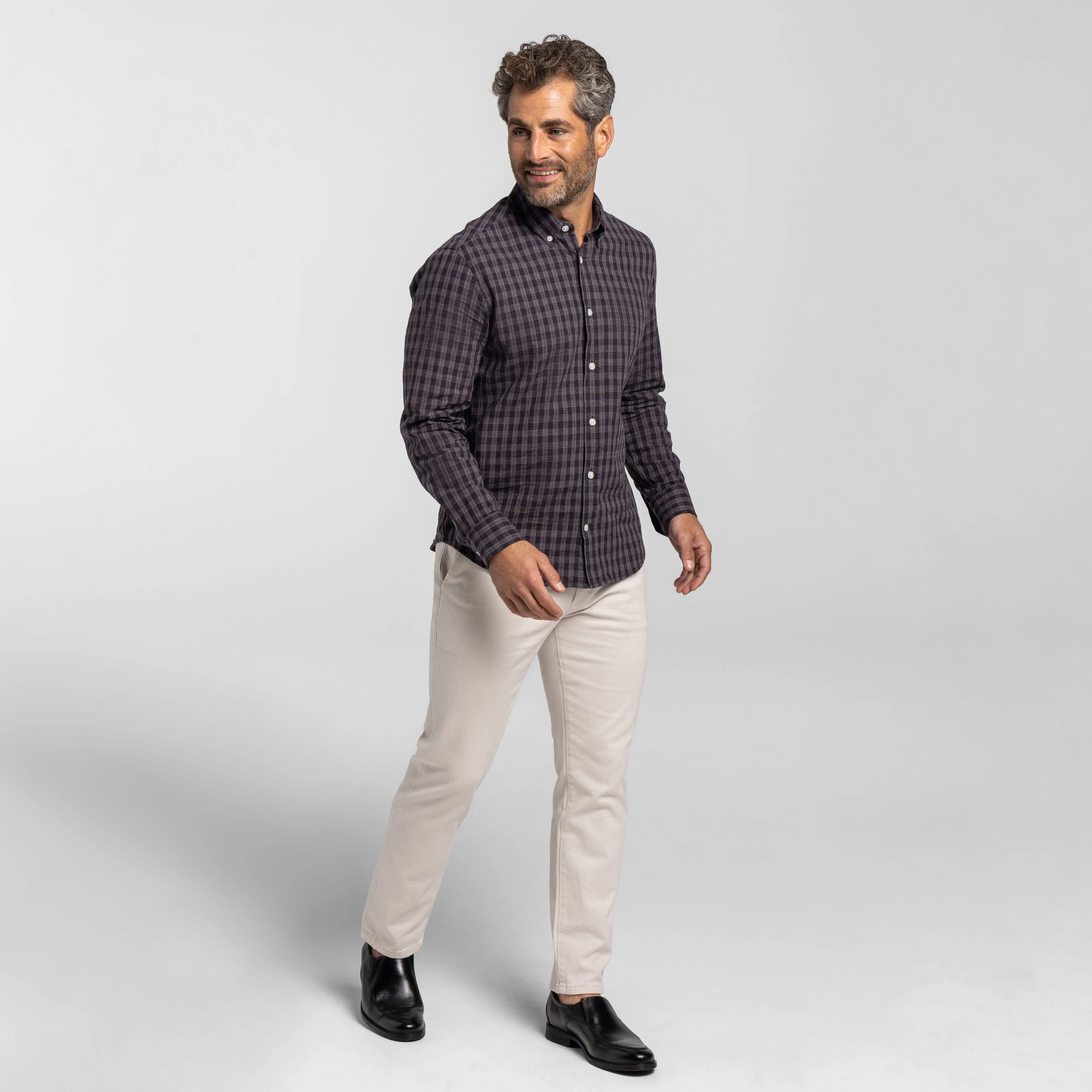 Fog Grey Washed Stretch Chino sold by Ash & Erie product image thumbnail 2