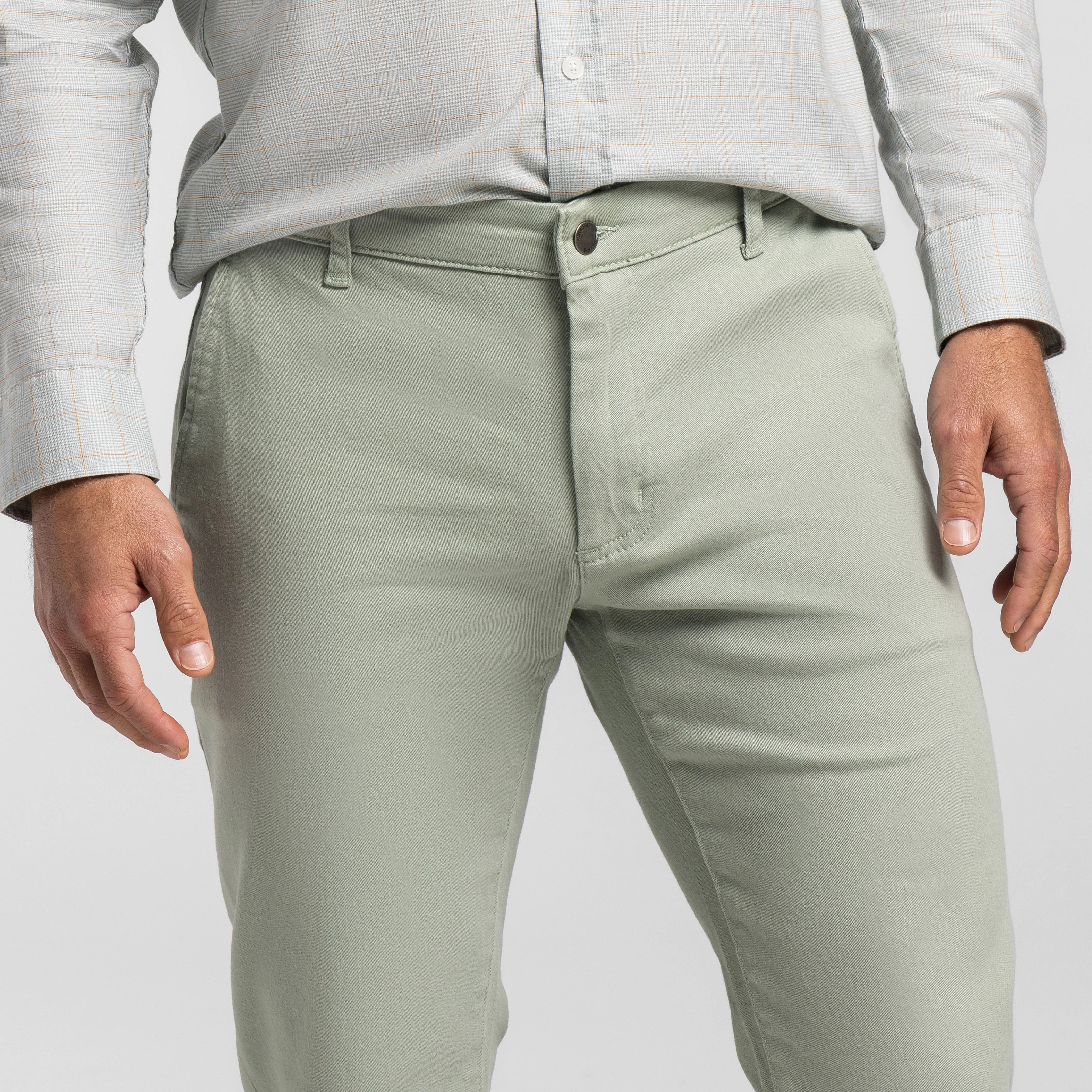Green Slate Washed Stretch Chino sold by Ash & Erie product image thumbnail 4