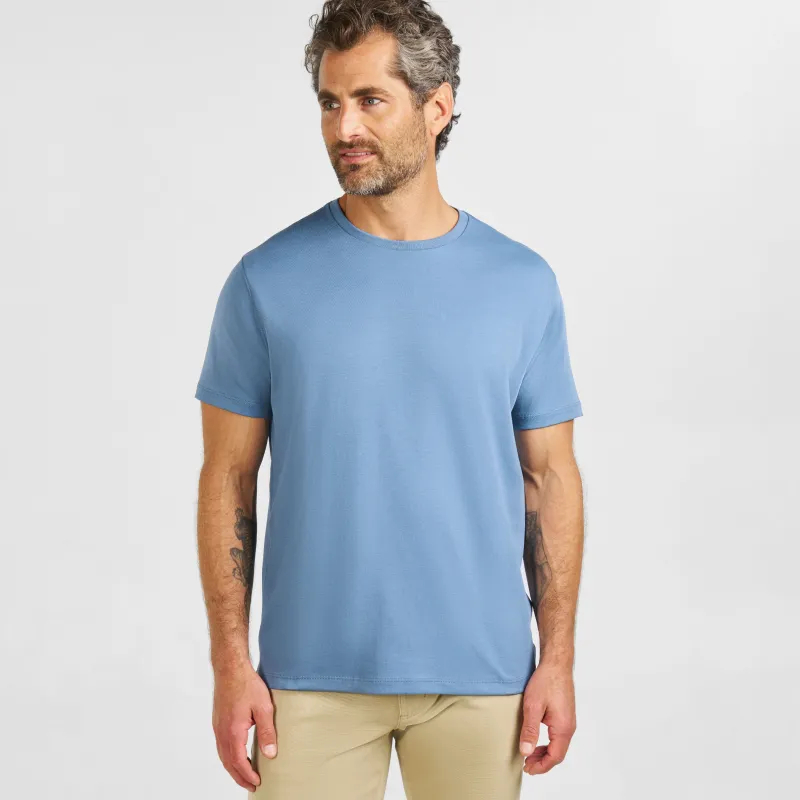 Bluecrest Luxury Soft Touch Crew Neck Tee sold by Ash & Erie