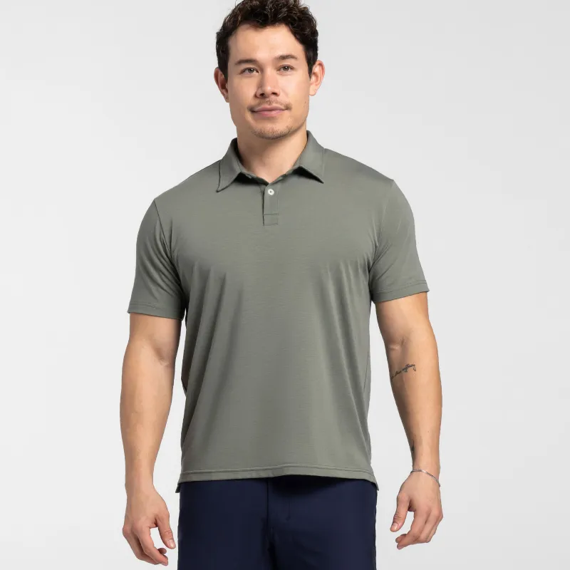 Sage Tech Polo sold by Ash & Erie