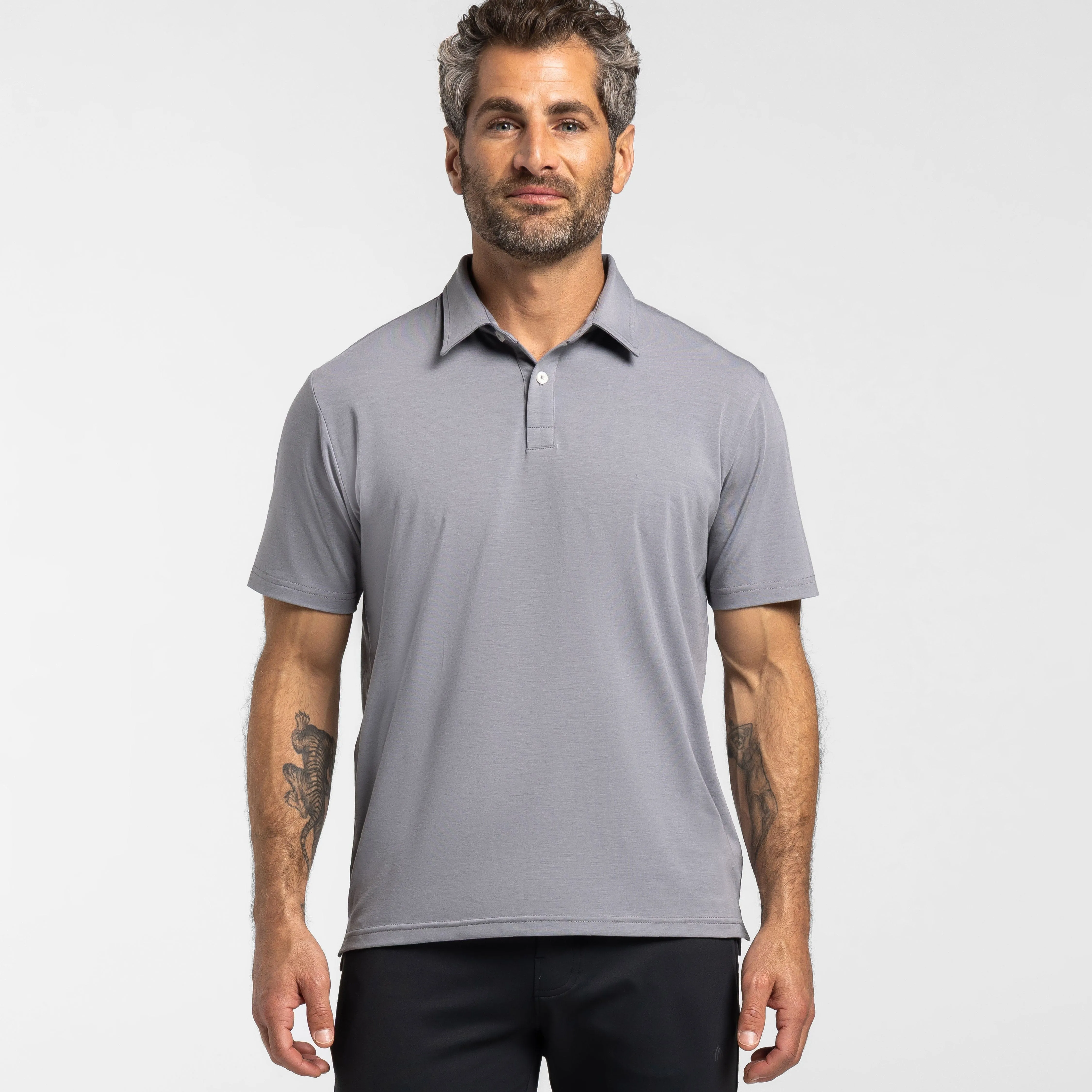 Nickel Tech Polo sold by Ash & Erie