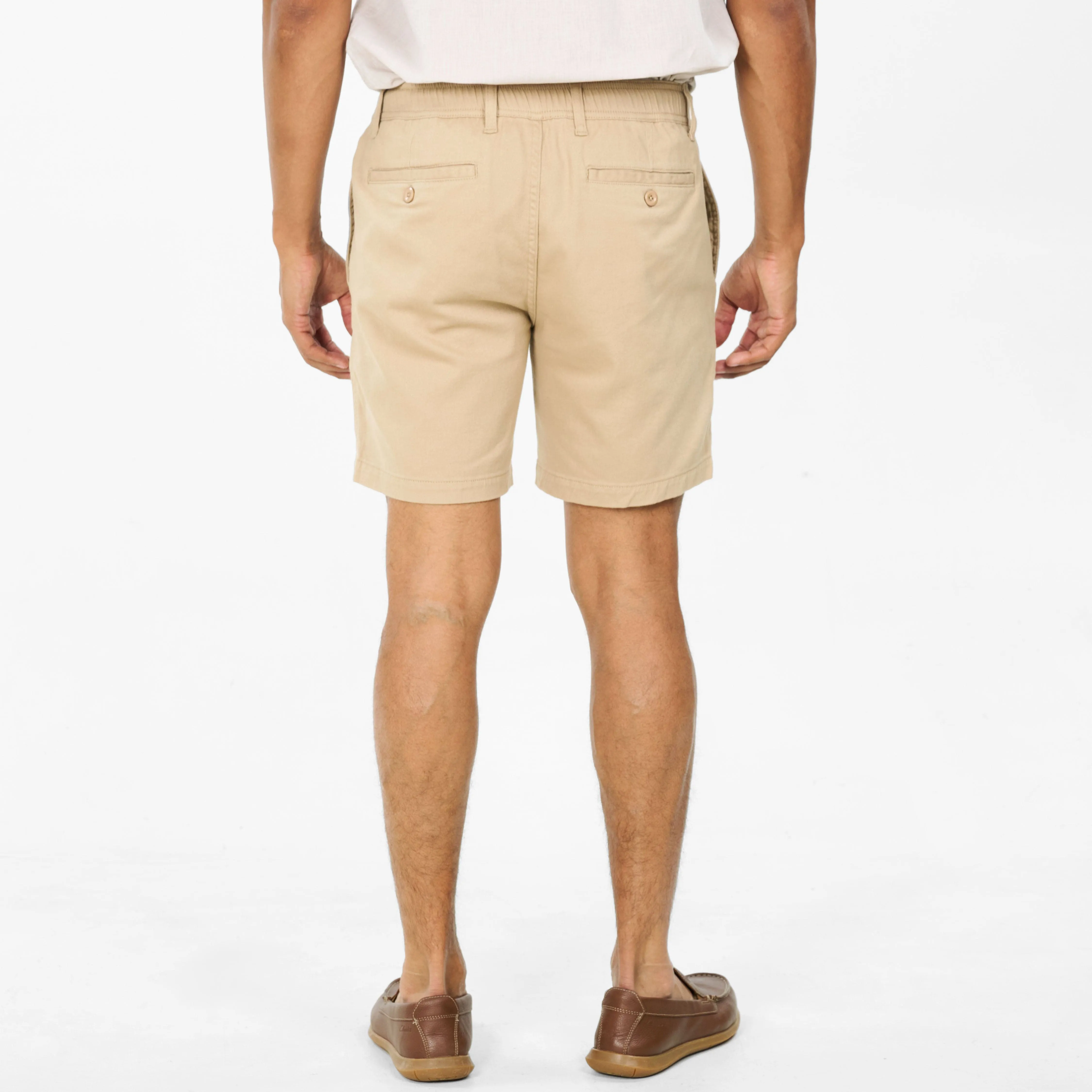 Khaki Easy Chino Short sold by Ash & Erie product image thumbnail 3