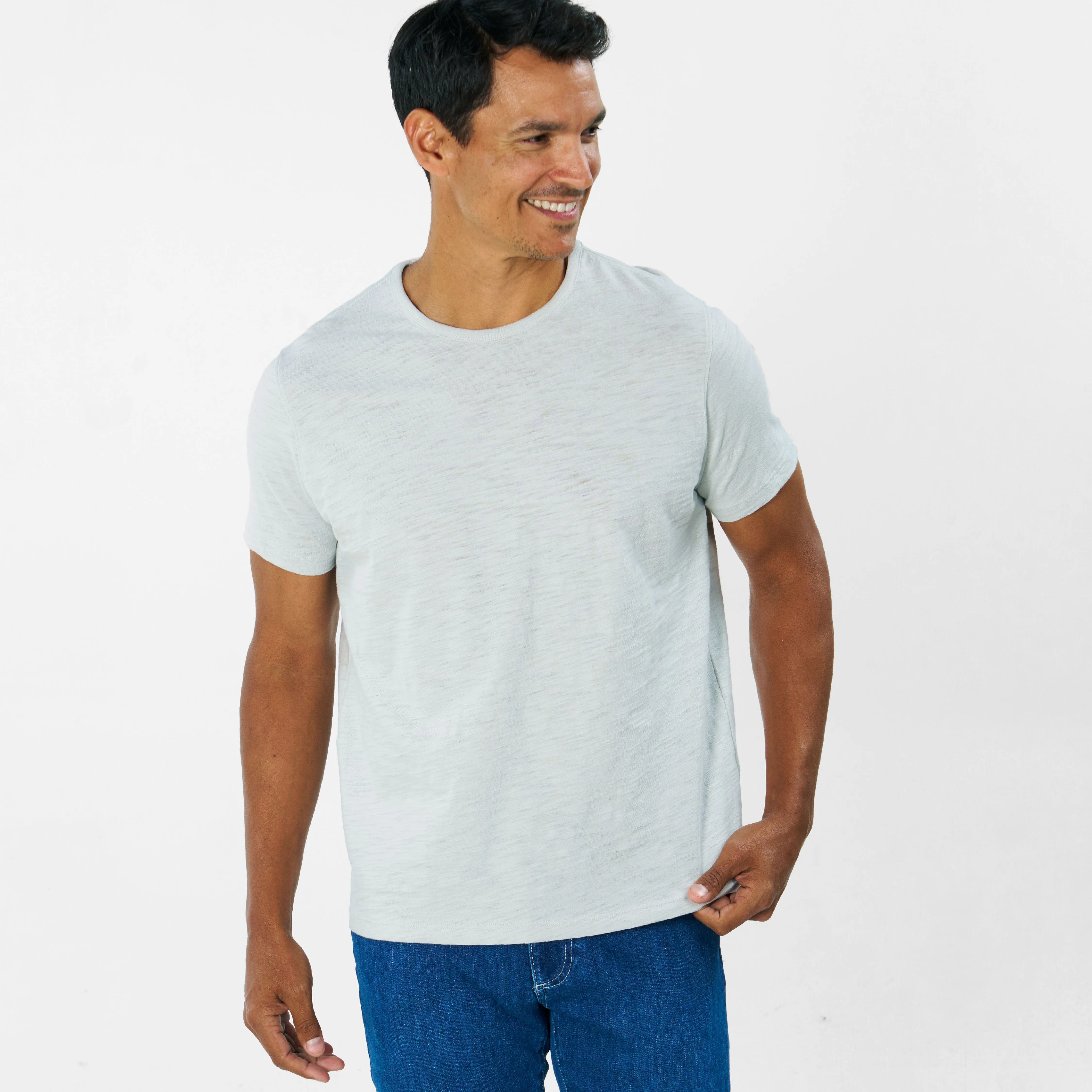 Seaglass Lightweight Crew Neck Tee sold by Ash & Erie