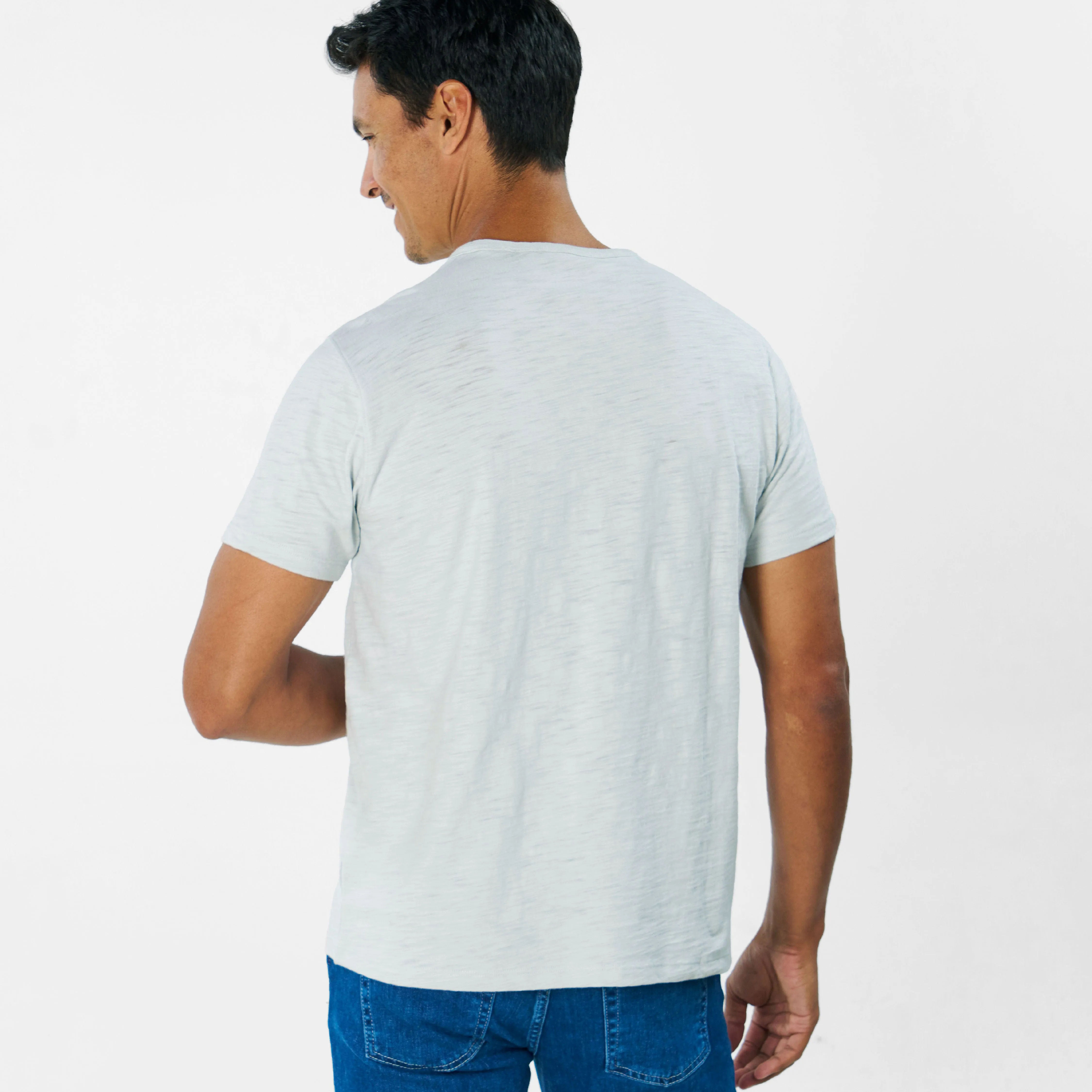 Seaglass Lightweight Crew Neck Tee sold by Ash & Erie product image thumbnail 3