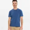 Heather Blue Luxury Soft Touch Crew Neck Tee sold by Ash & Erie