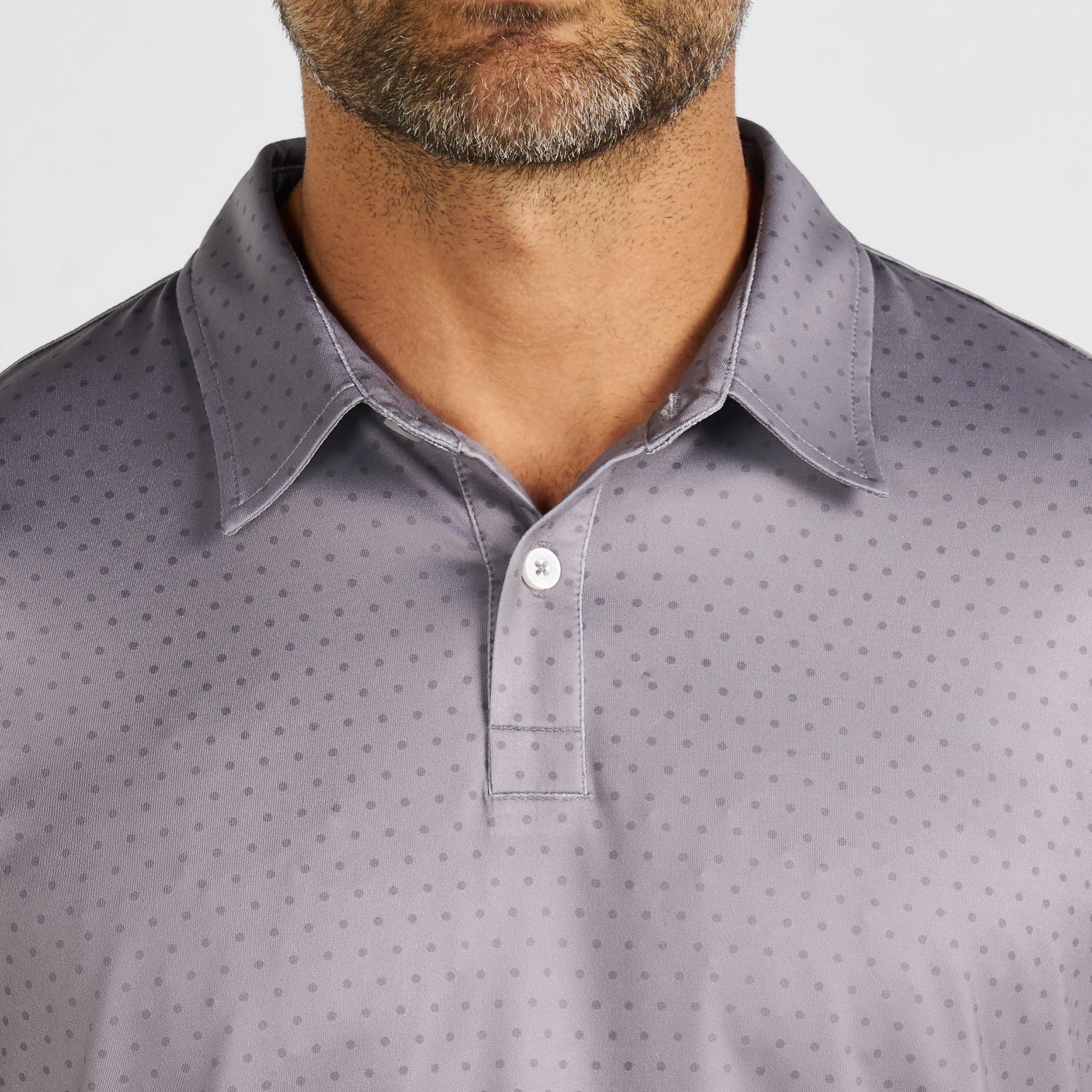 Grey Dots Tech Polo sold by Ash & Erie product image thumbnail 4