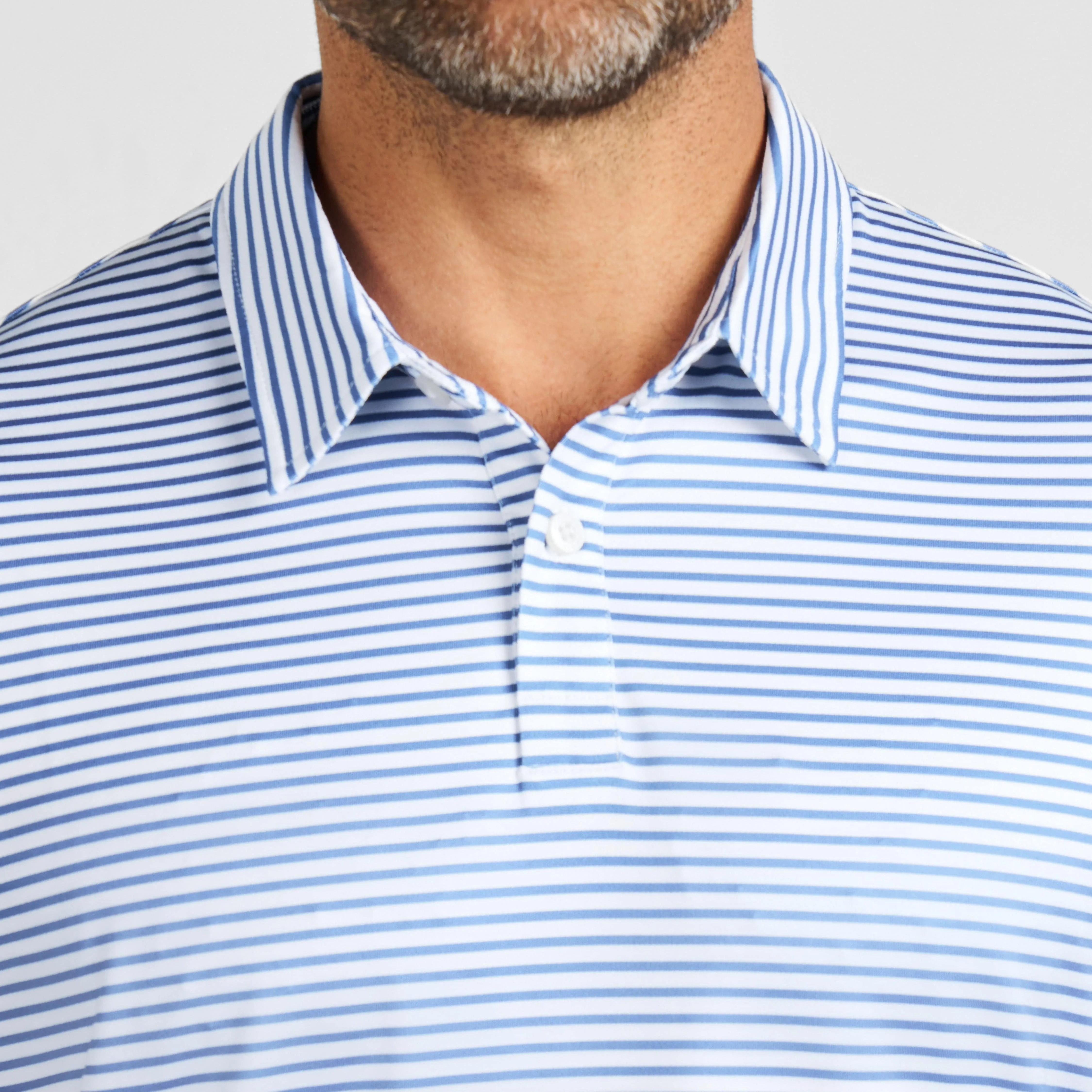 Coastal Stripes Tech Polo sold by Ash & Erie product image thumbnail 4