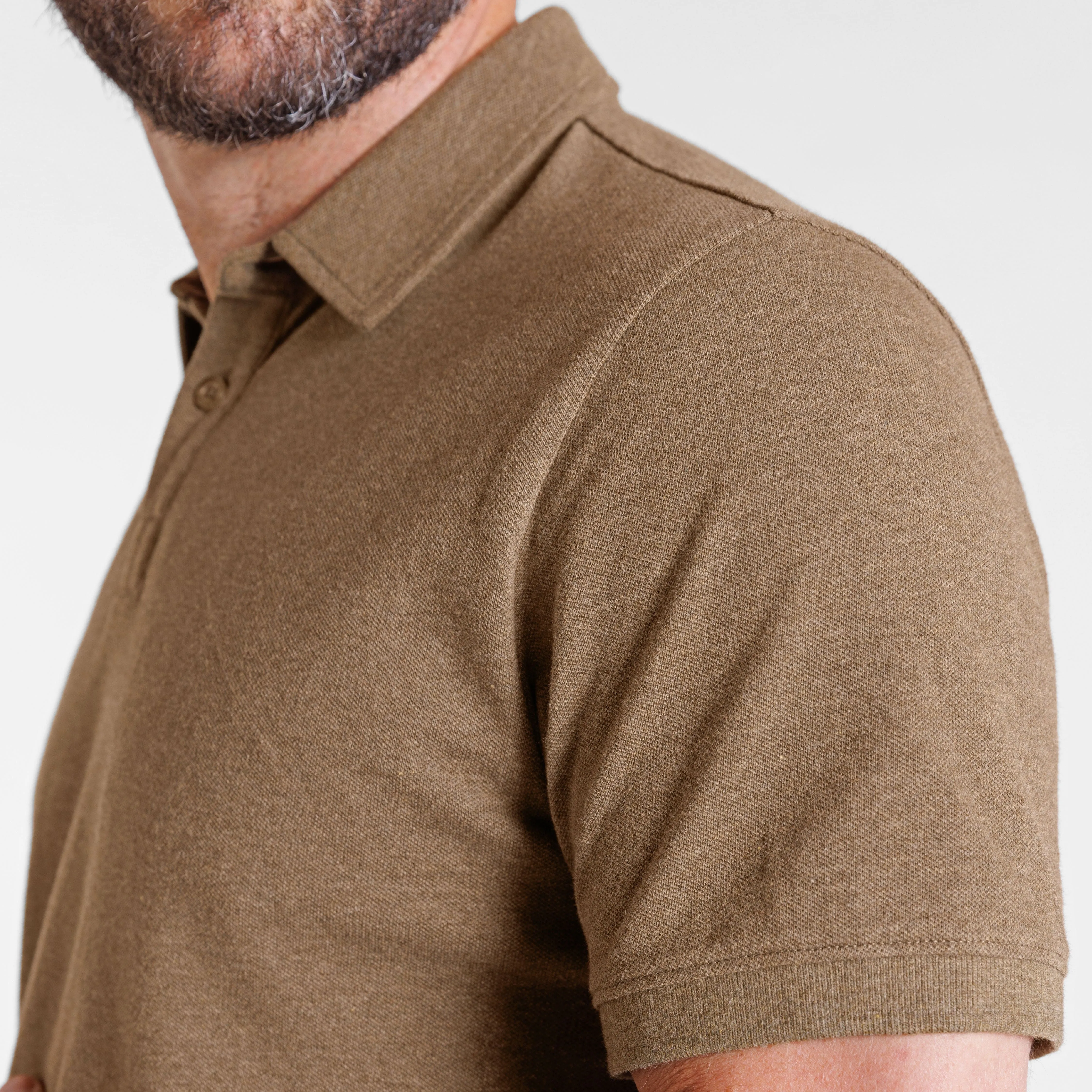 Heather Olive Pique Daily Polo sold by Ash & Erie product image thumbnail 5