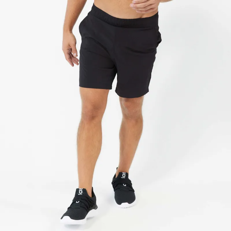 Black Hybrid Ultralight Shorts sold by Ash & Erie