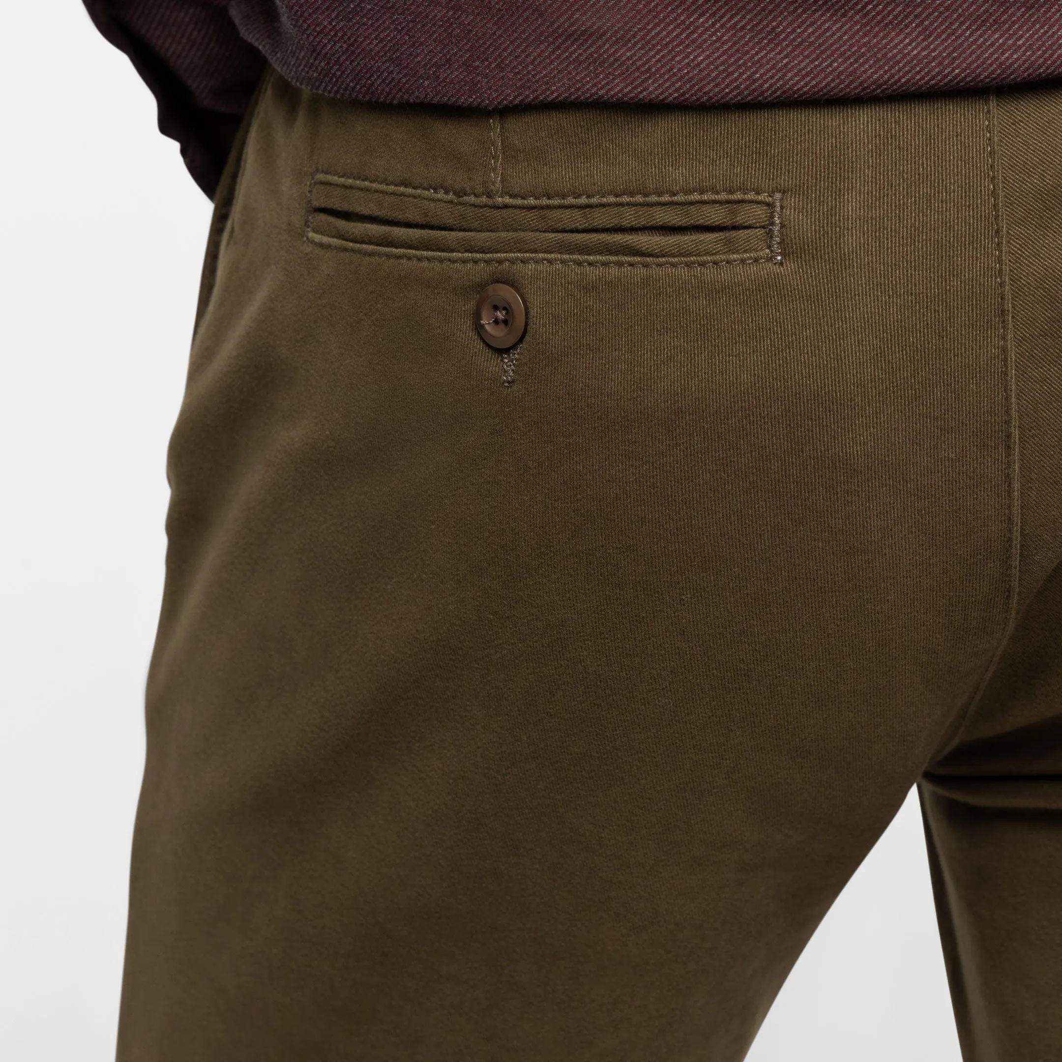 Espresso Washed Stretch Chino sold by Ash & Erie product image thumbnail 4