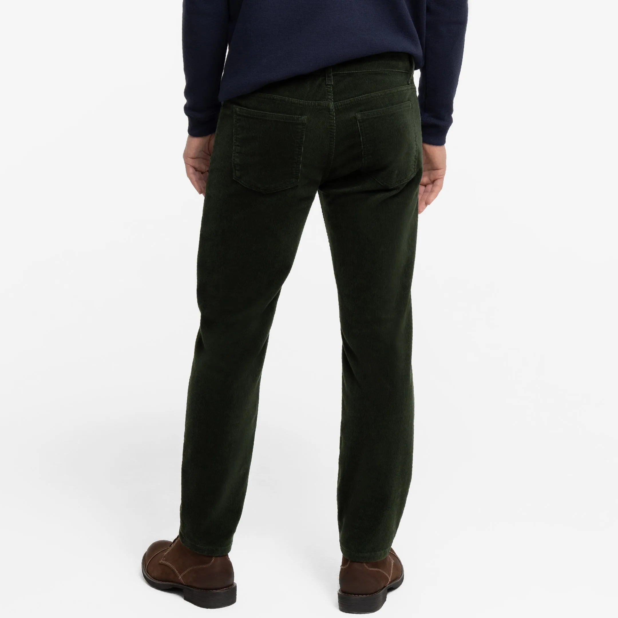 Green Stretch Corduroy Pant sold by Ash & Erie product image thumbnail 3