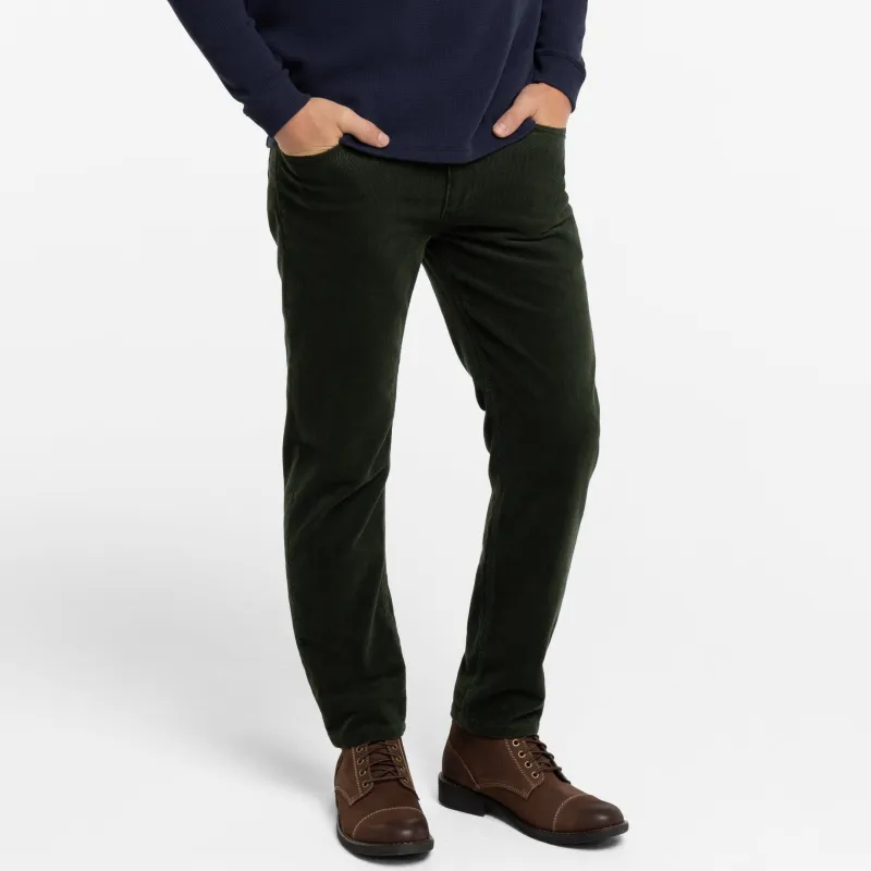 Green Stretch Corduroy Pant sold by Ash & Erie