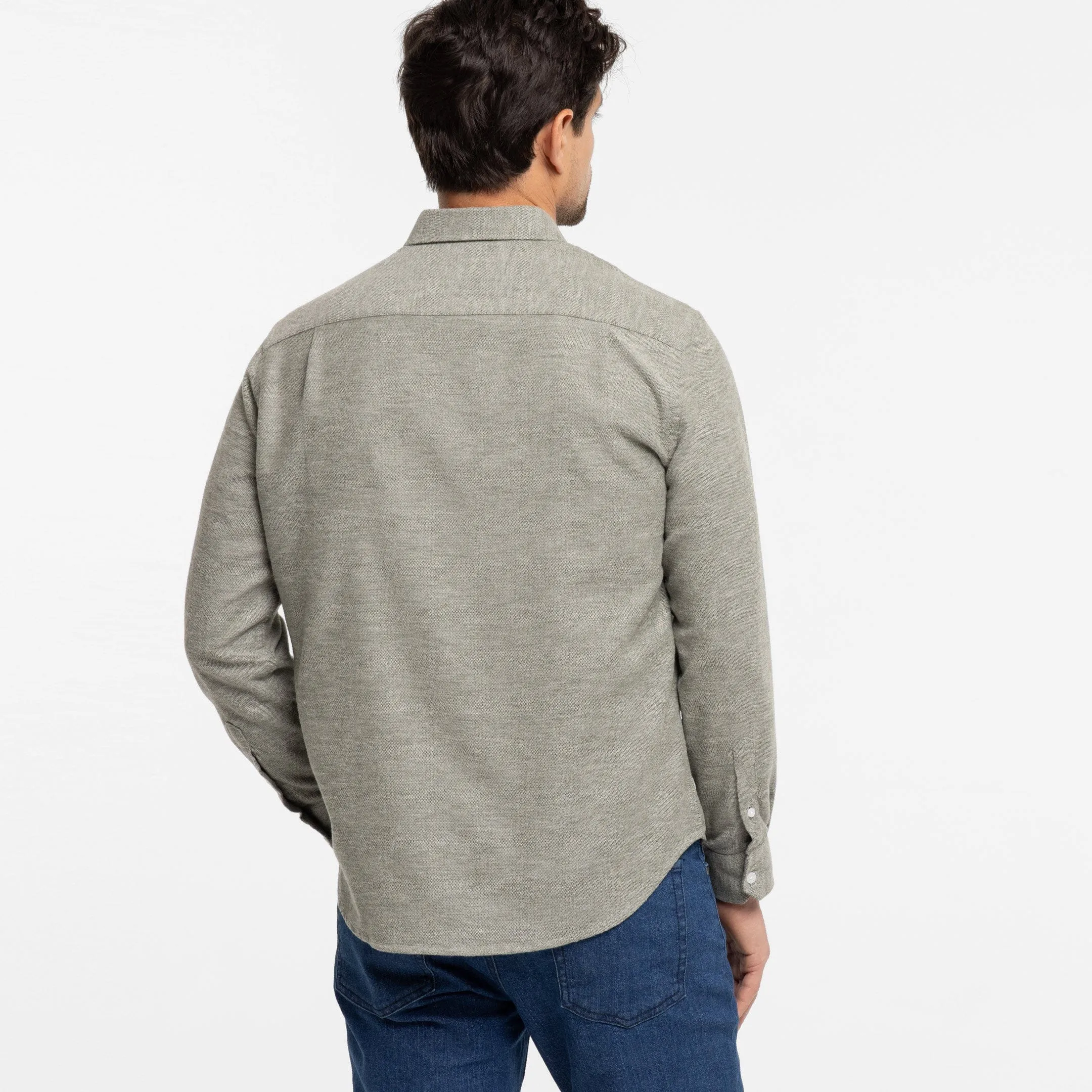 Heather Green Everyday Shirt sold by Ash & Erie product image thumbnail 3