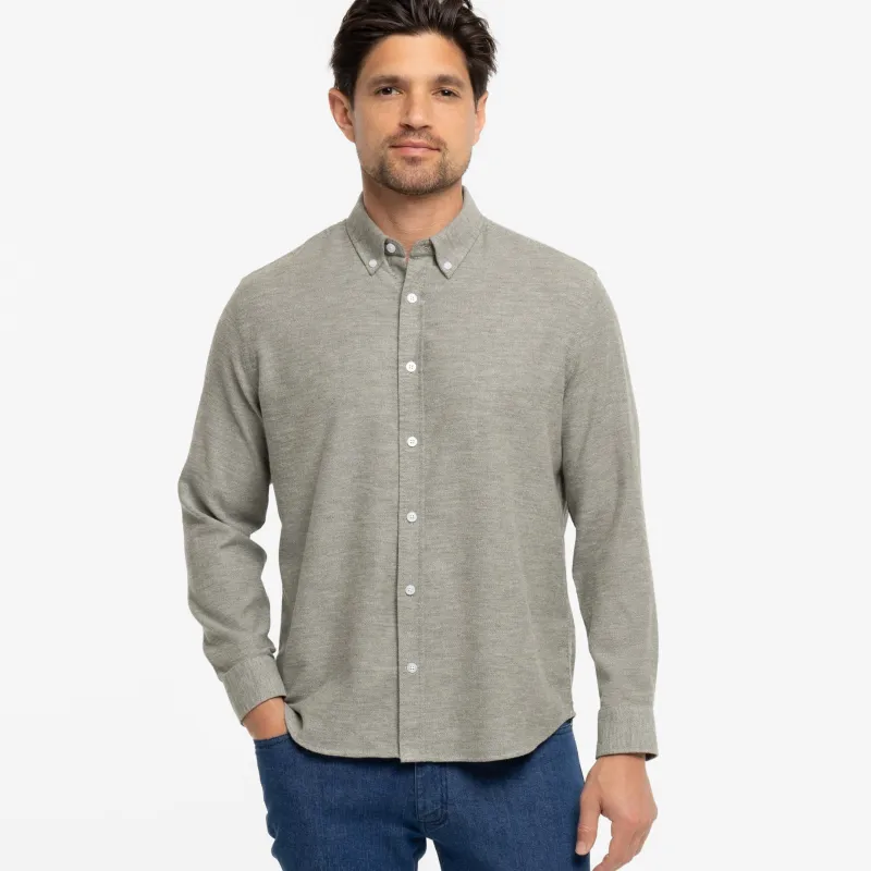 Heather Green Everyday Shirt sold by Ash & Erie