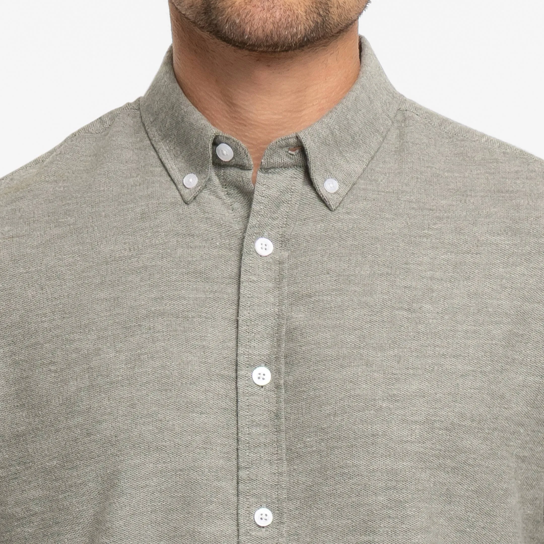 Heather Green Everyday Shirt sold by Ash & Erie product image thumbnail 4