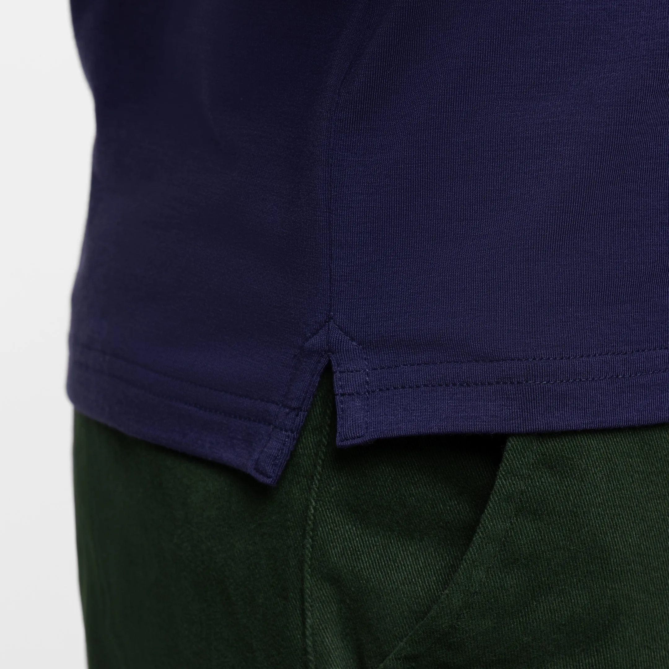 Navy Long Sleeve Tech Polo sold by Ash & Erie product image thumbnail 5