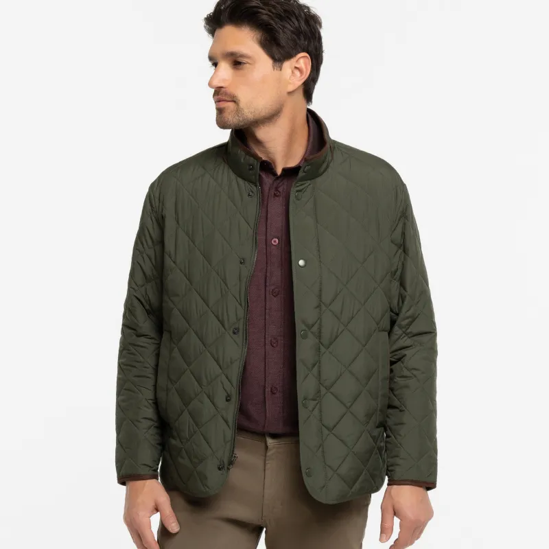 Army Green Quilted Jacket sold by Ash & Erie