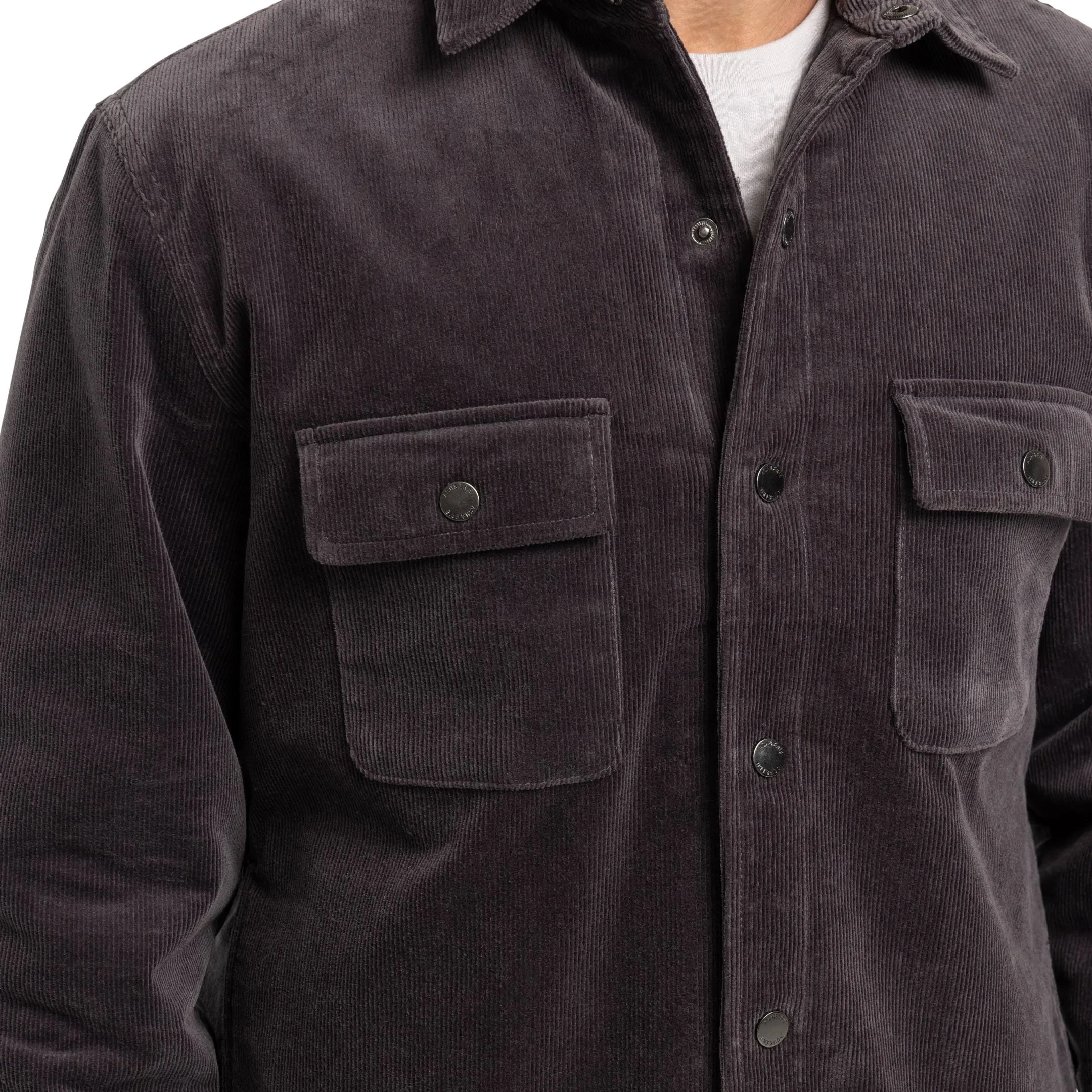 Grey Corduroy Shirt Jacket sold by Ash & Erie product image thumbnail 4