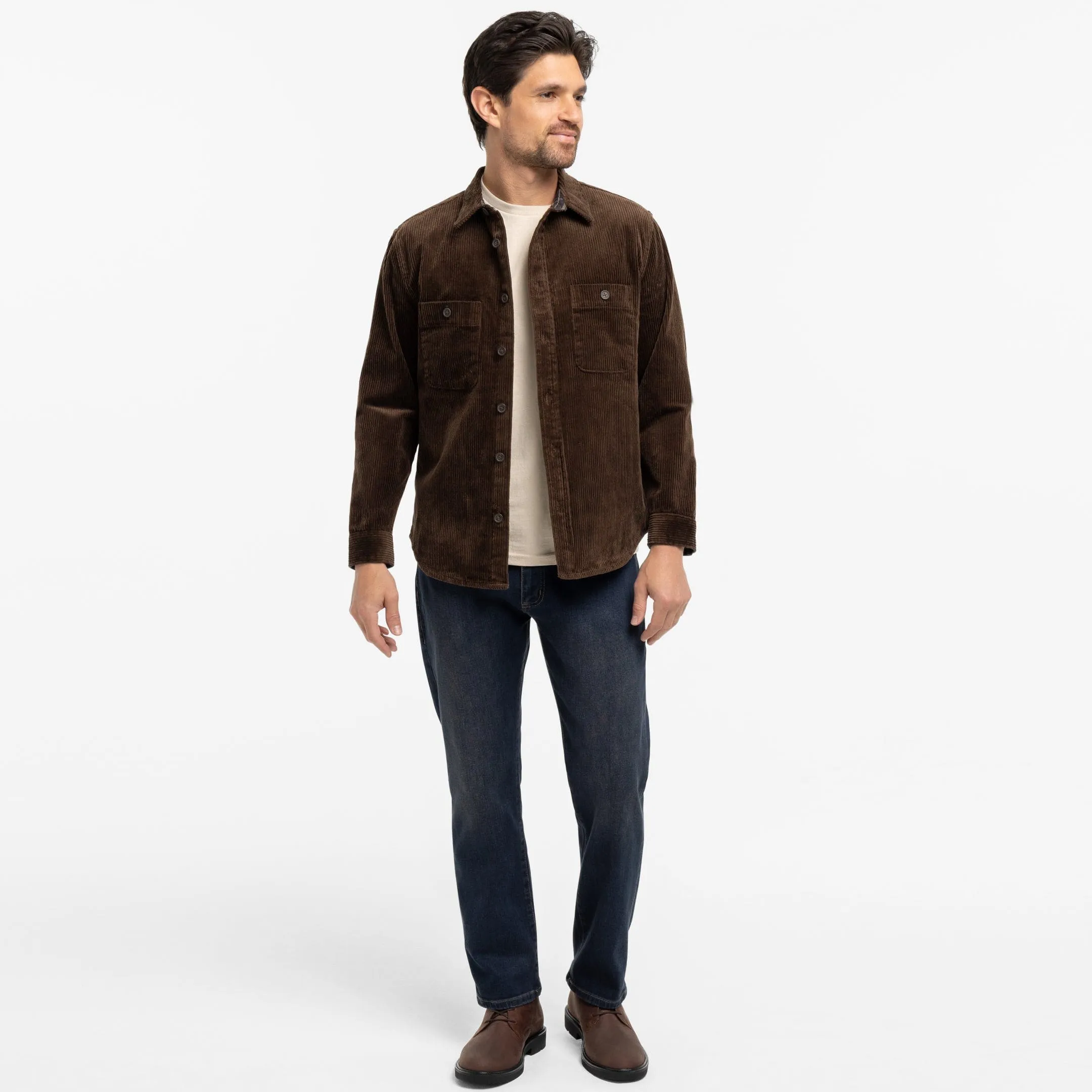 Brown Corduroy Overshirt sold by Ash & Erie product image thumbnail 5