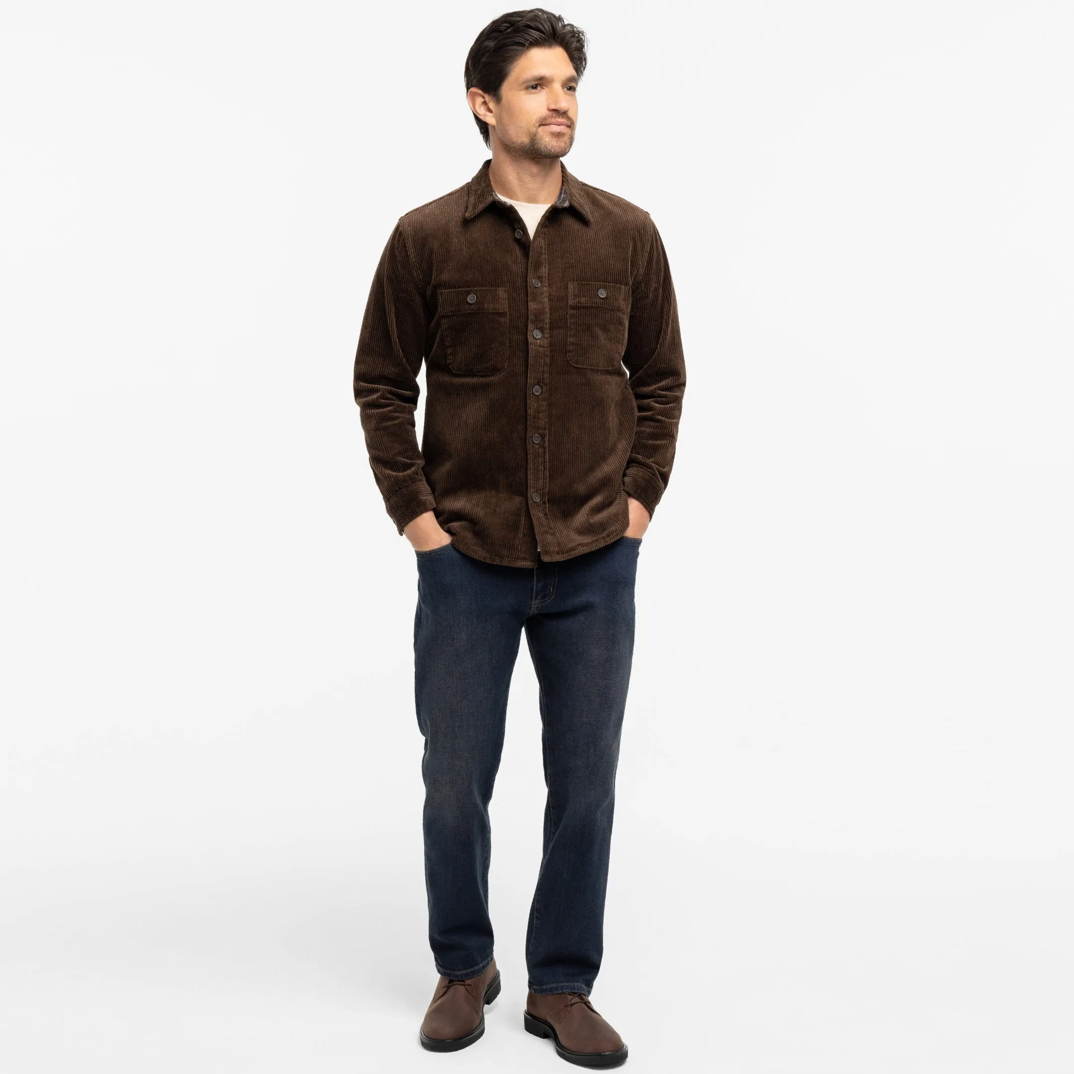 Brown Corduroy Overshirt sold by Ash & Erie product image thumbnail 2