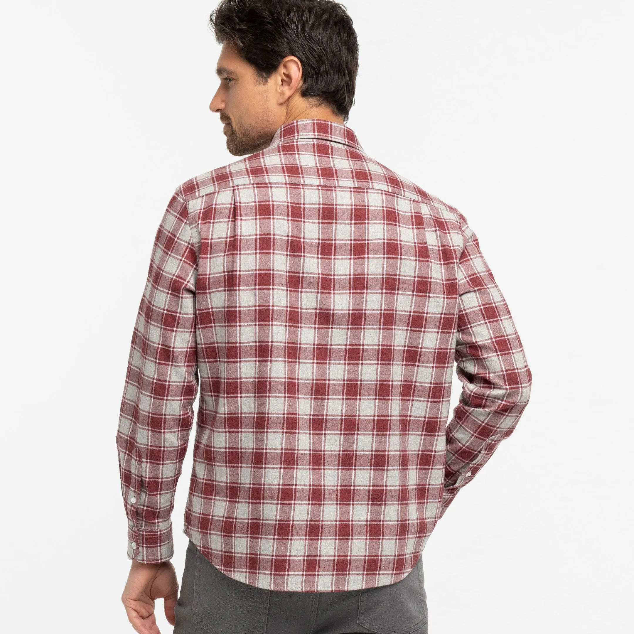 Forge Red Plaid Shirt sold by Ash & Erie product image thumbnail 3