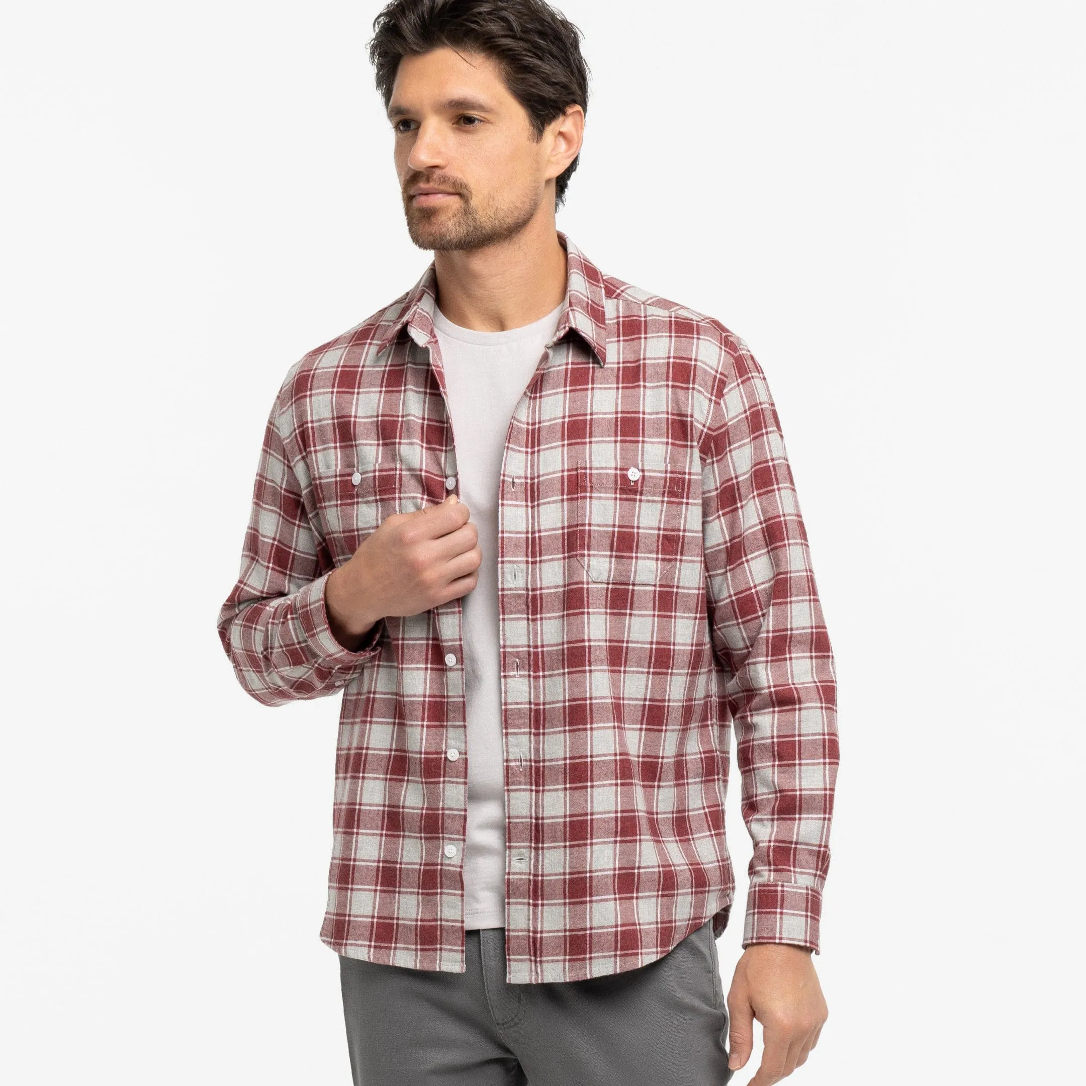 Forge Red Plaid Shirt sold by Ash & Erie