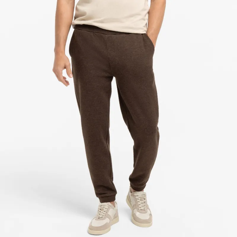 Heather Brown French Terry Jogger sold by Ash & Erie