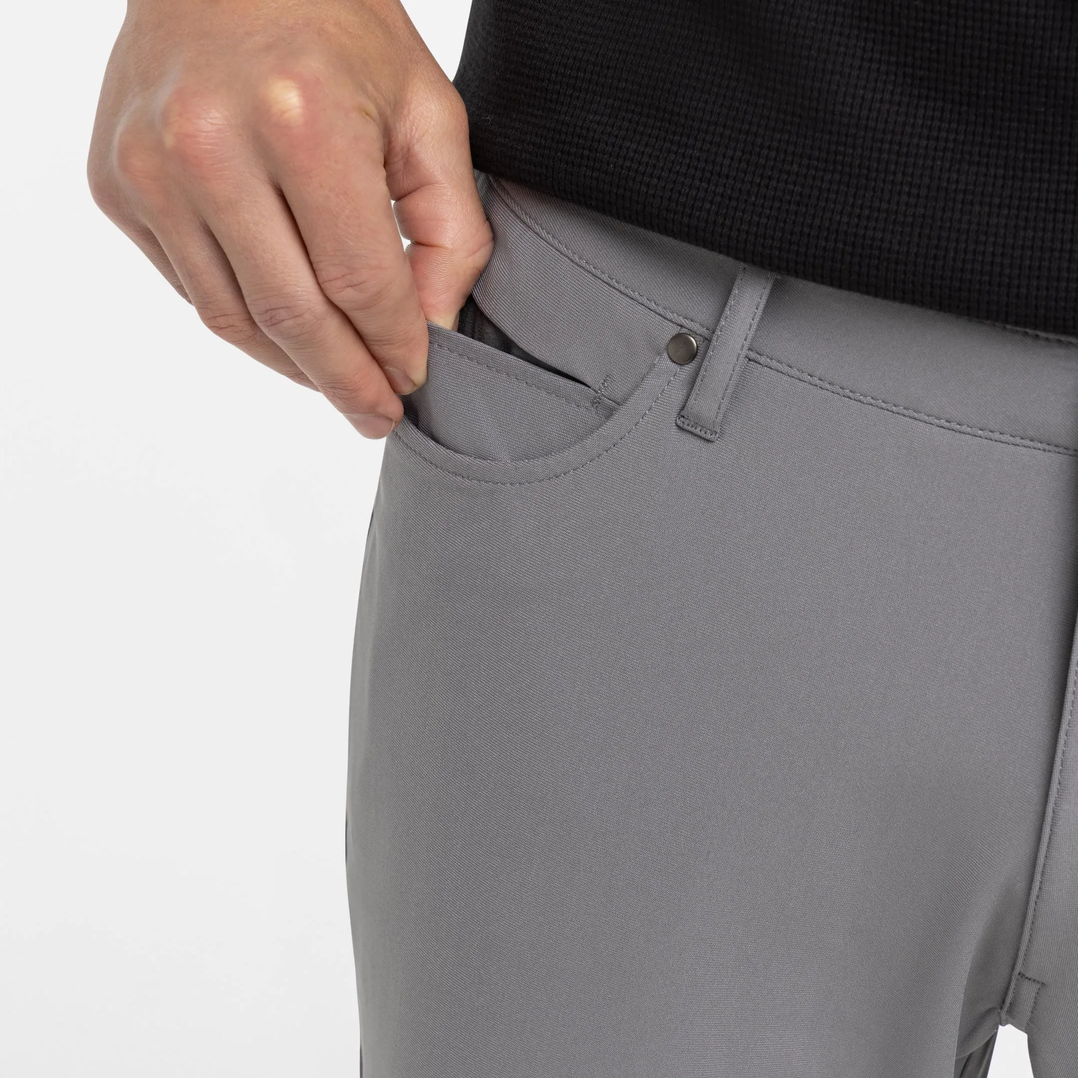 Grey Hybrid XYZ Pant sold by Ash & Erie product image thumbnail 5