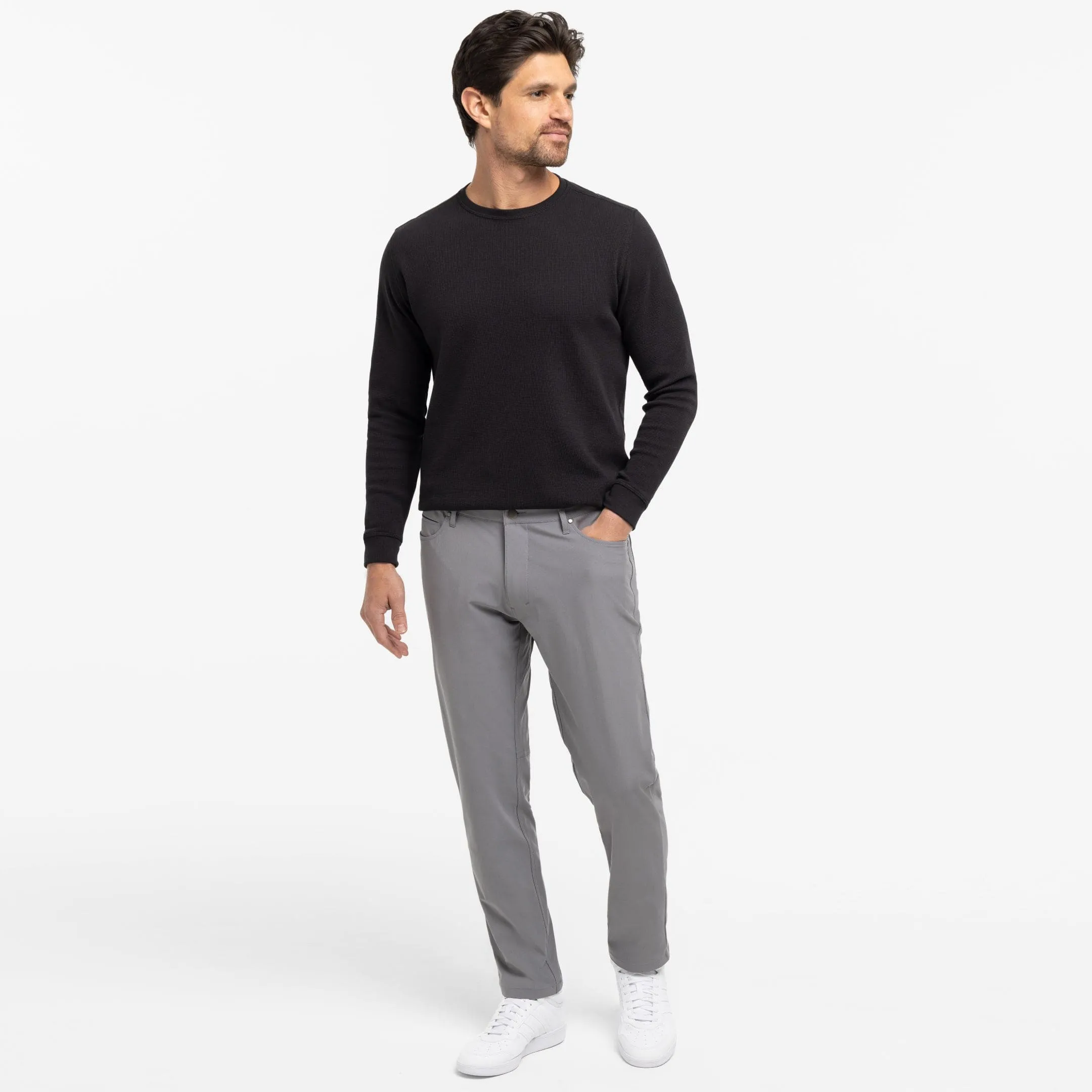 Grey Hybrid XYZ Pant sold by Ash & Erie product image thumbnail 2