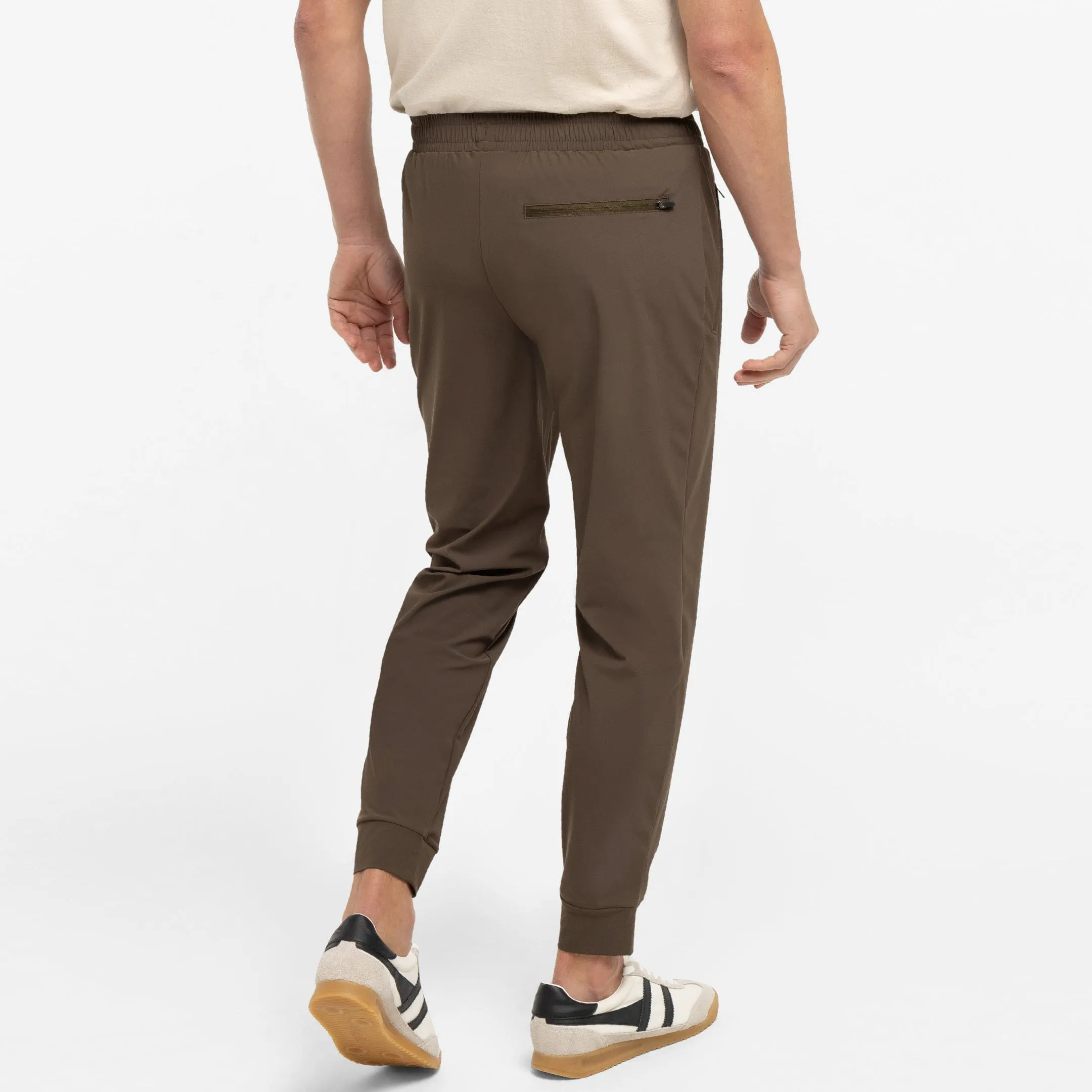 Brown Hybrid Jogger sold by Ash & Erie product image thumbnail 3