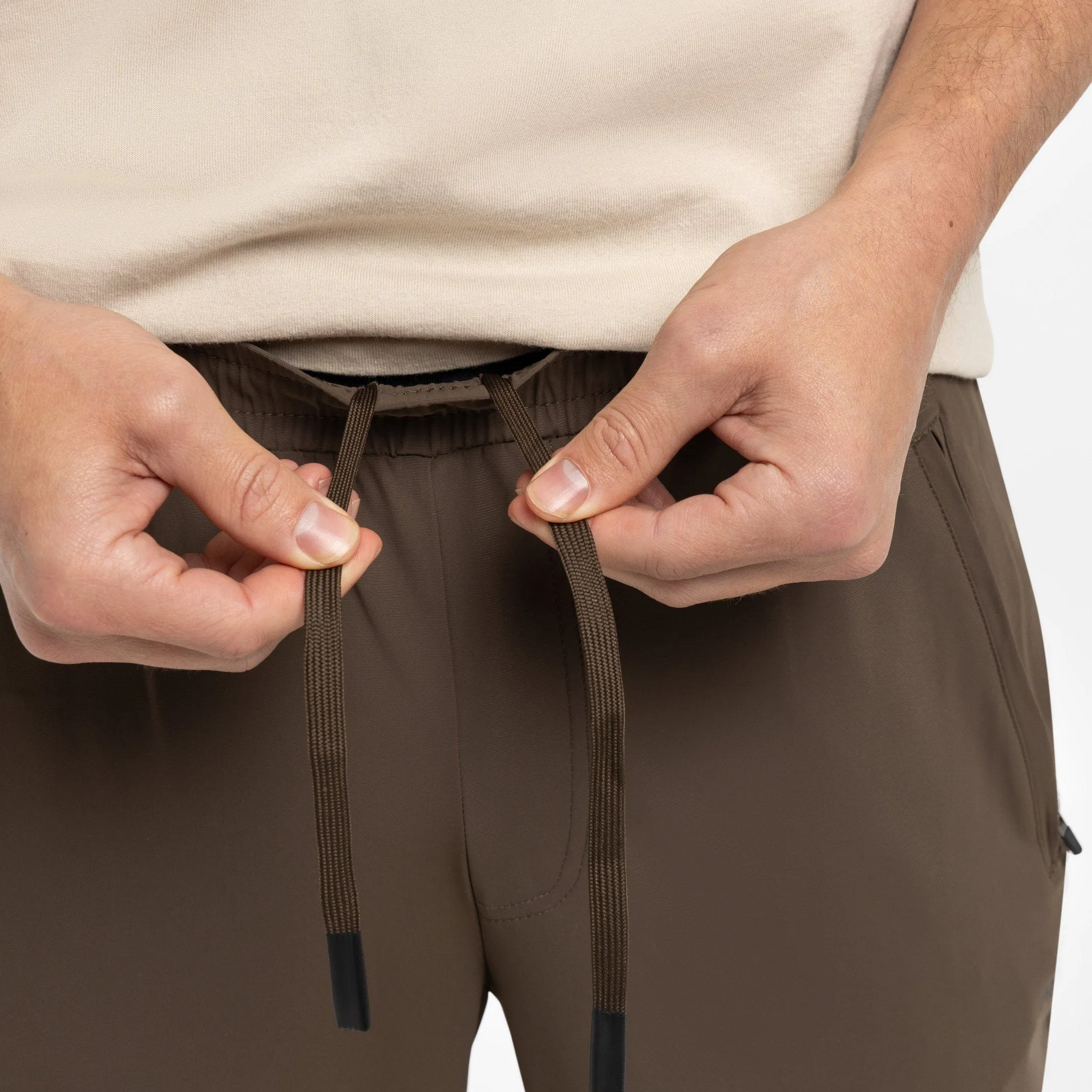 Brown Hybrid Jogger sold by Ash & Erie product image thumbnail 4