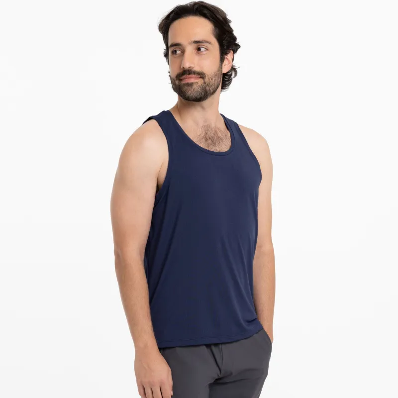 Navy Hybrid Ultralight Tank sold by Ash & Erie