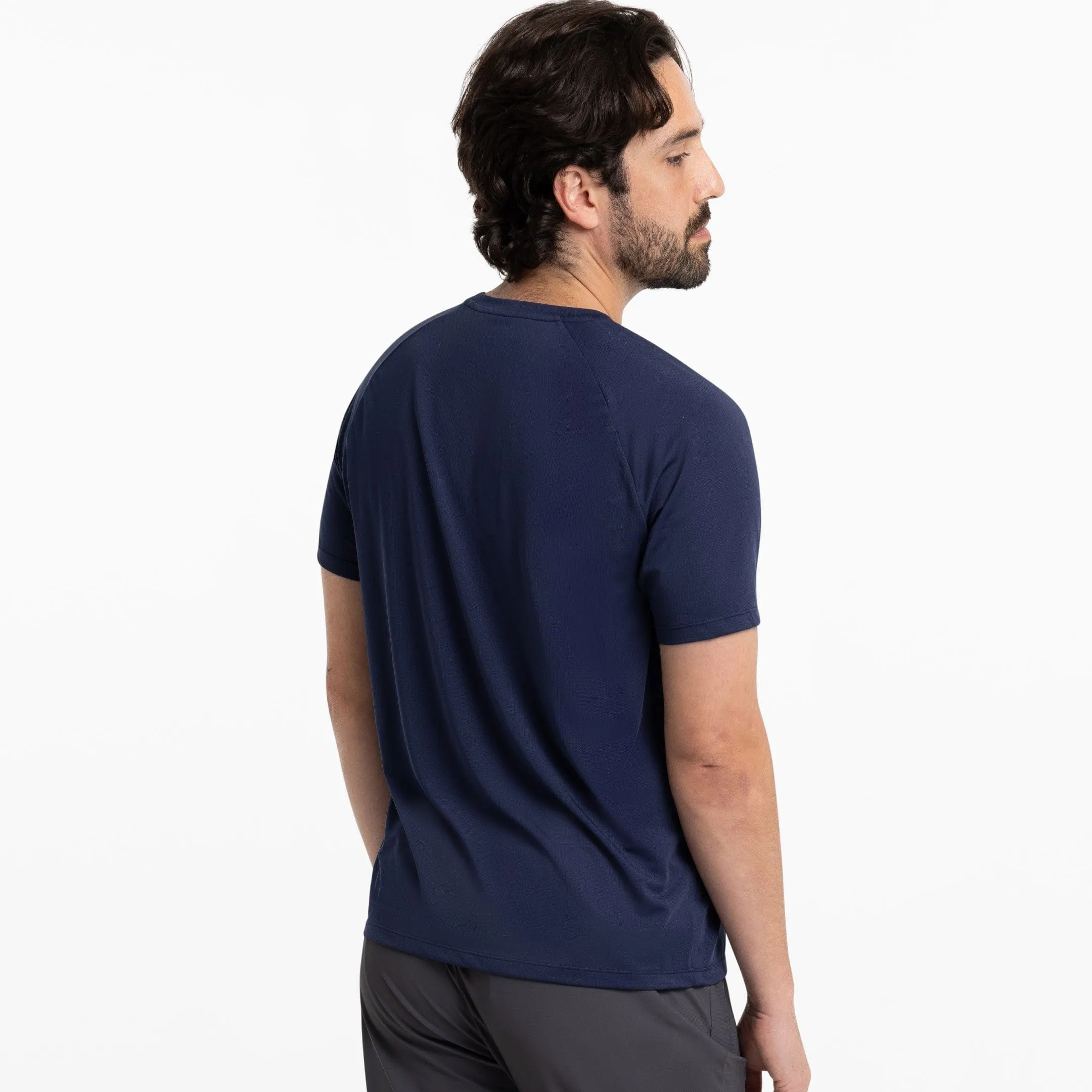 Navy Hybrid Ultralight Tee sold by Ash & Erie product image thumbnail 3