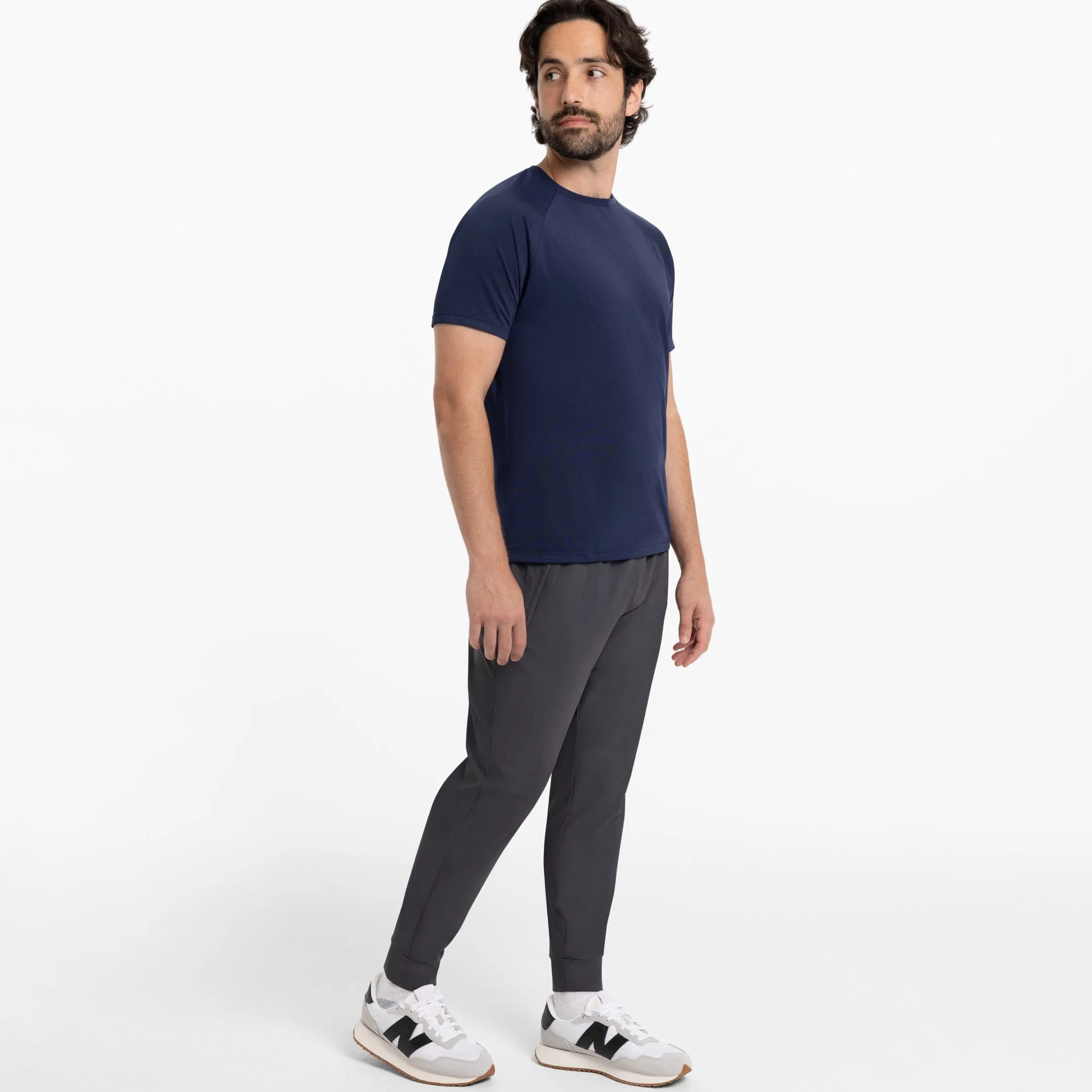 Navy Hybrid Ultralight Tee sold by Ash & Erie product image thumbnail 2