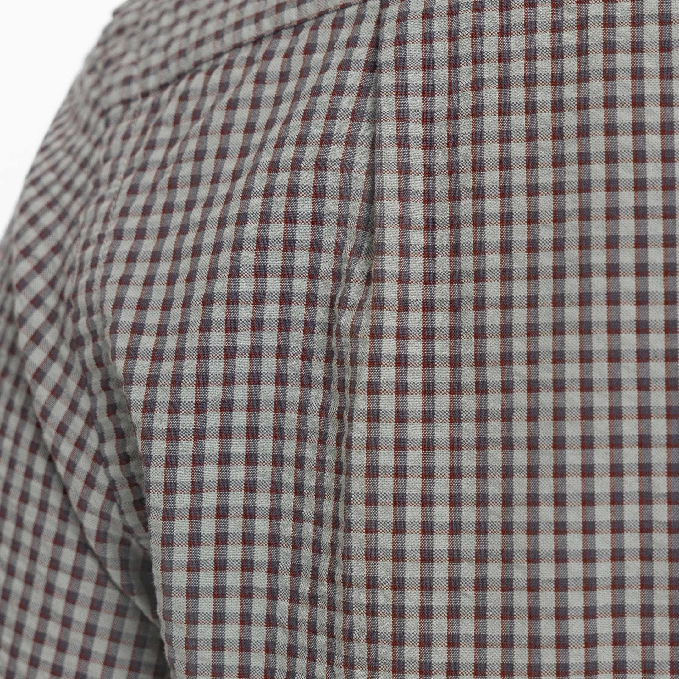 Ashford Plaid Seersucker Short Sleeve Shirt sold by Ash & Erie product image thumbnail 5