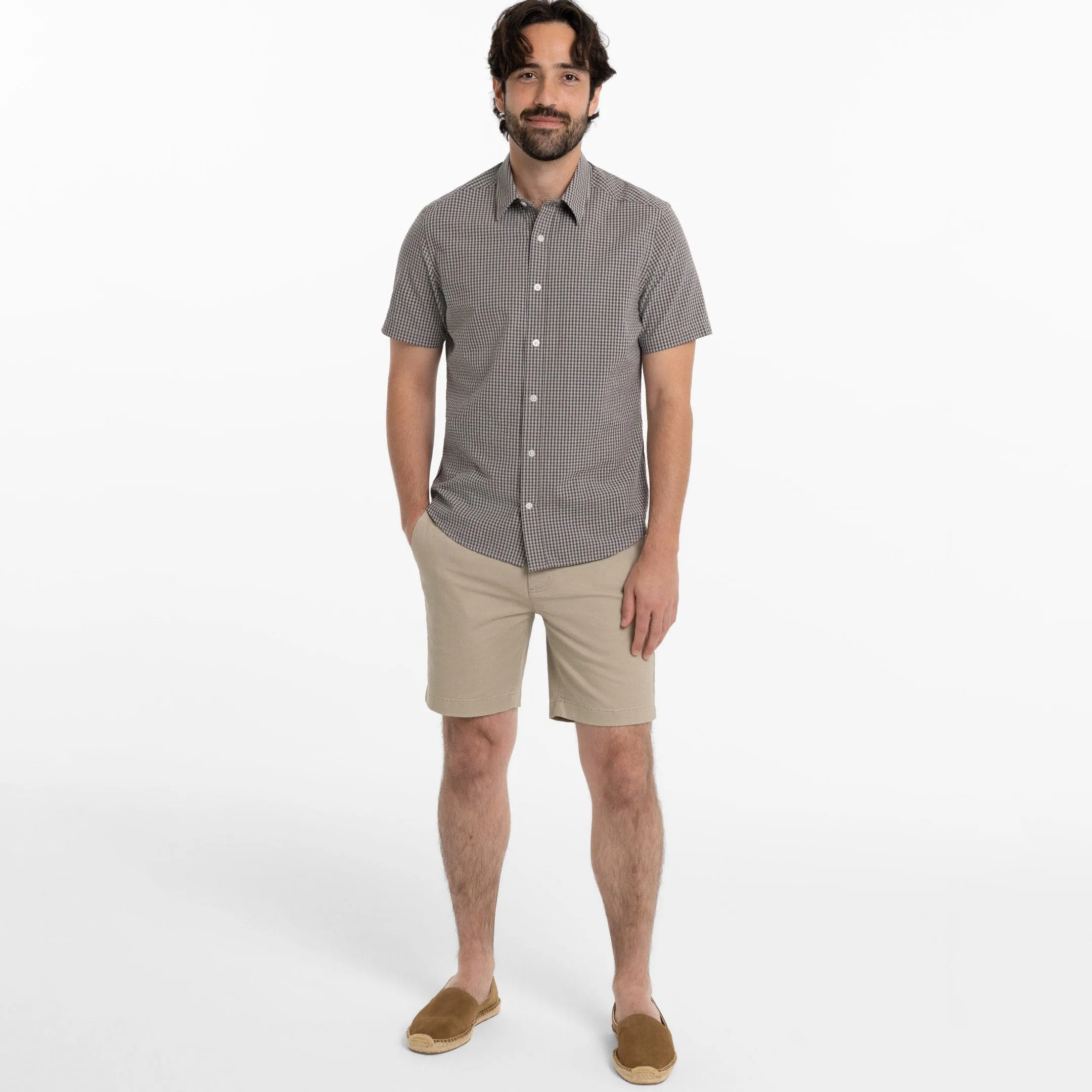 Ashford Plaid Seersucker Short Sleeve Shirt sold by Ash & Erie product image thumbnail 2