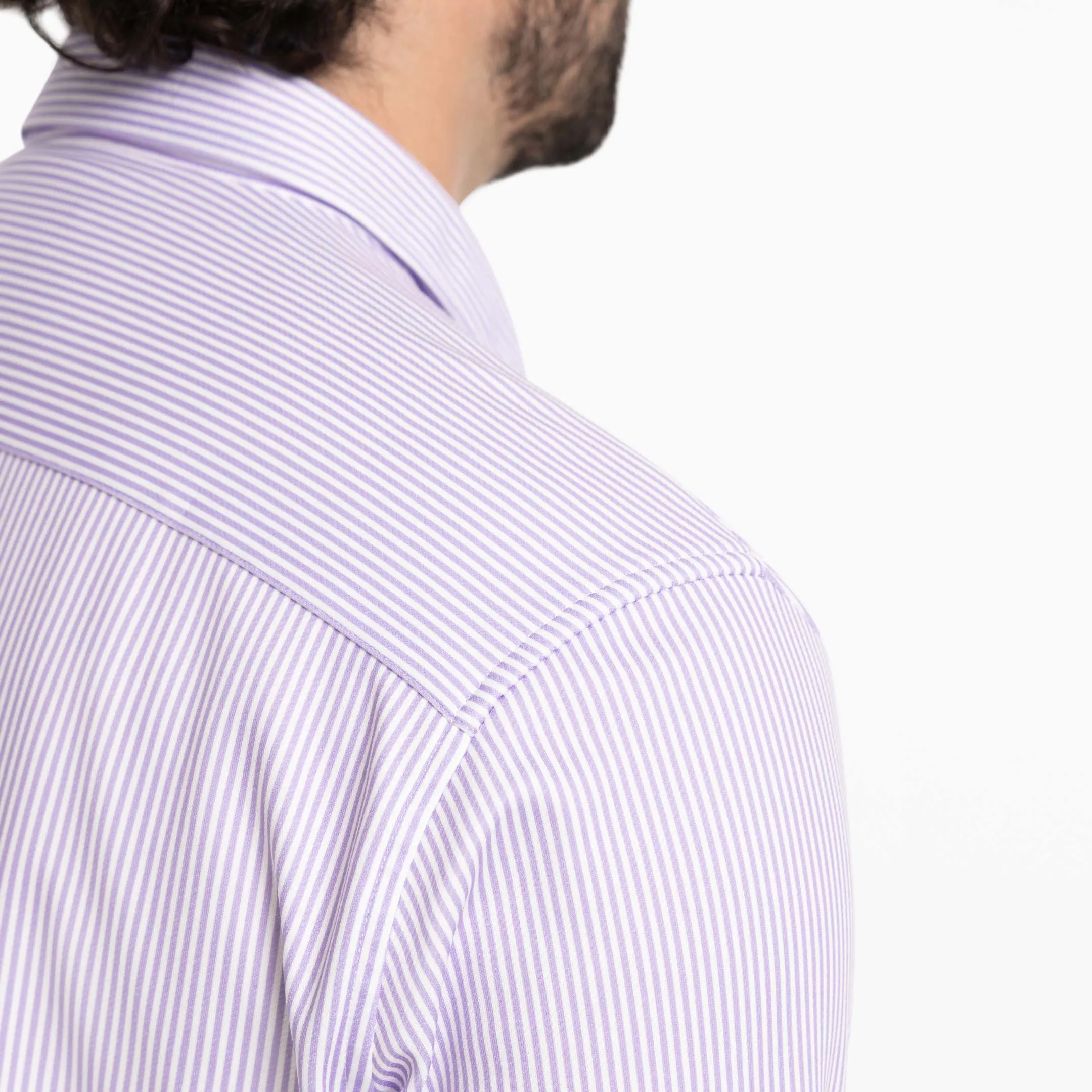 Iris Stripes Performance Stretch Shirt sold by Ash & Erie product image thumbnail 4