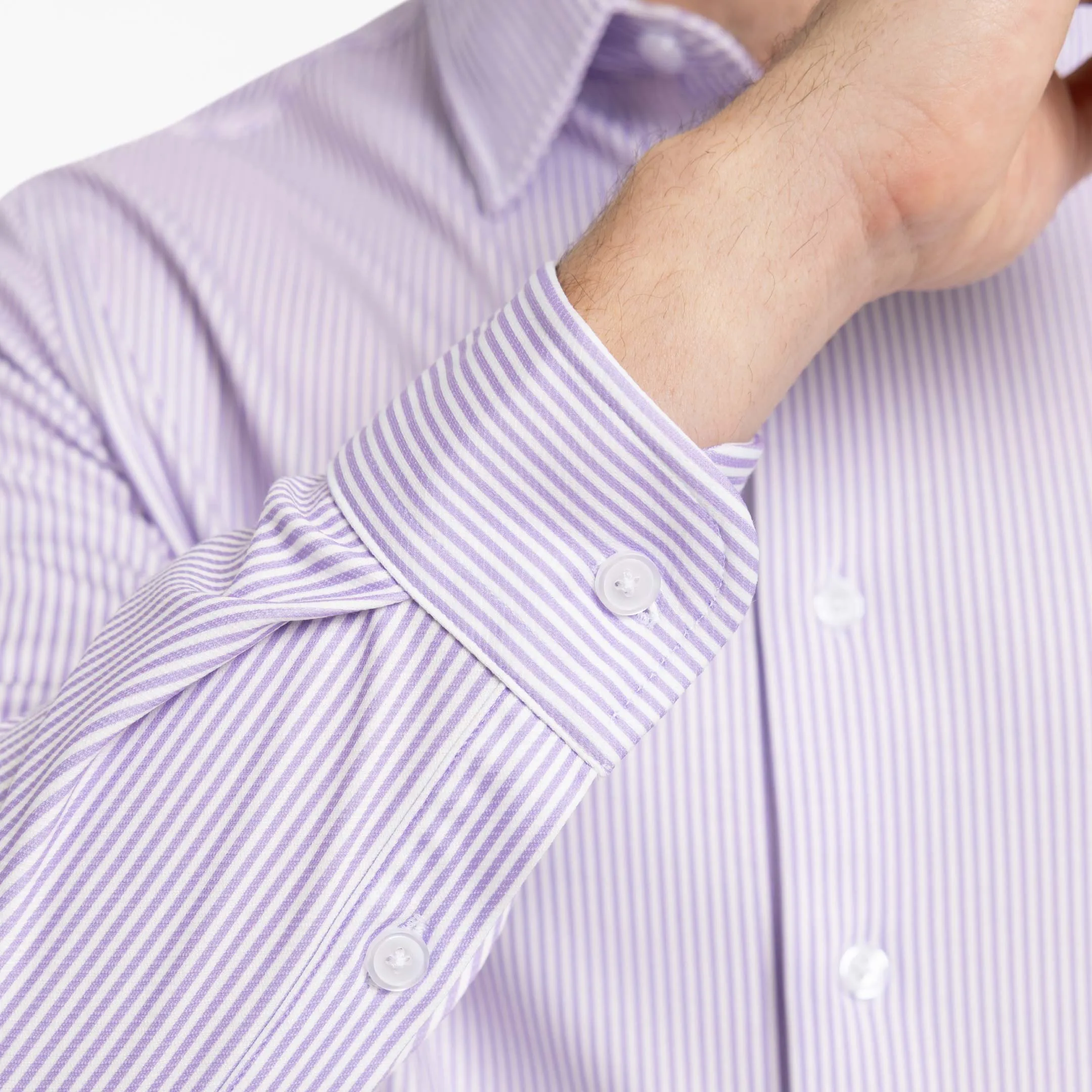 Iris Stripes Performance Stretch Shirt sold by Ash & Erie product image thumbnail 5