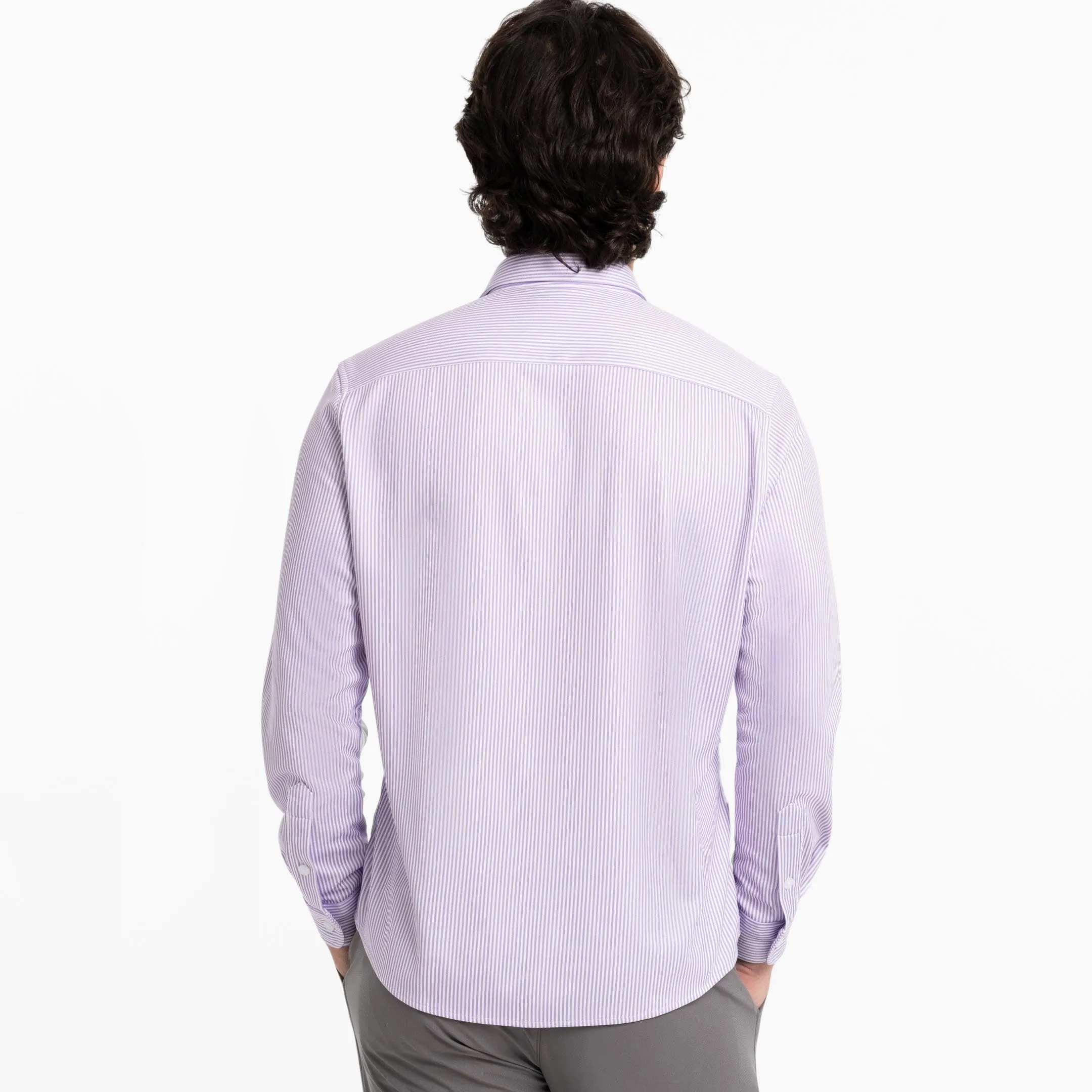 Iris Stripes Performance Stretch Shirt sold by Ash & Erie product image thumbnail 3