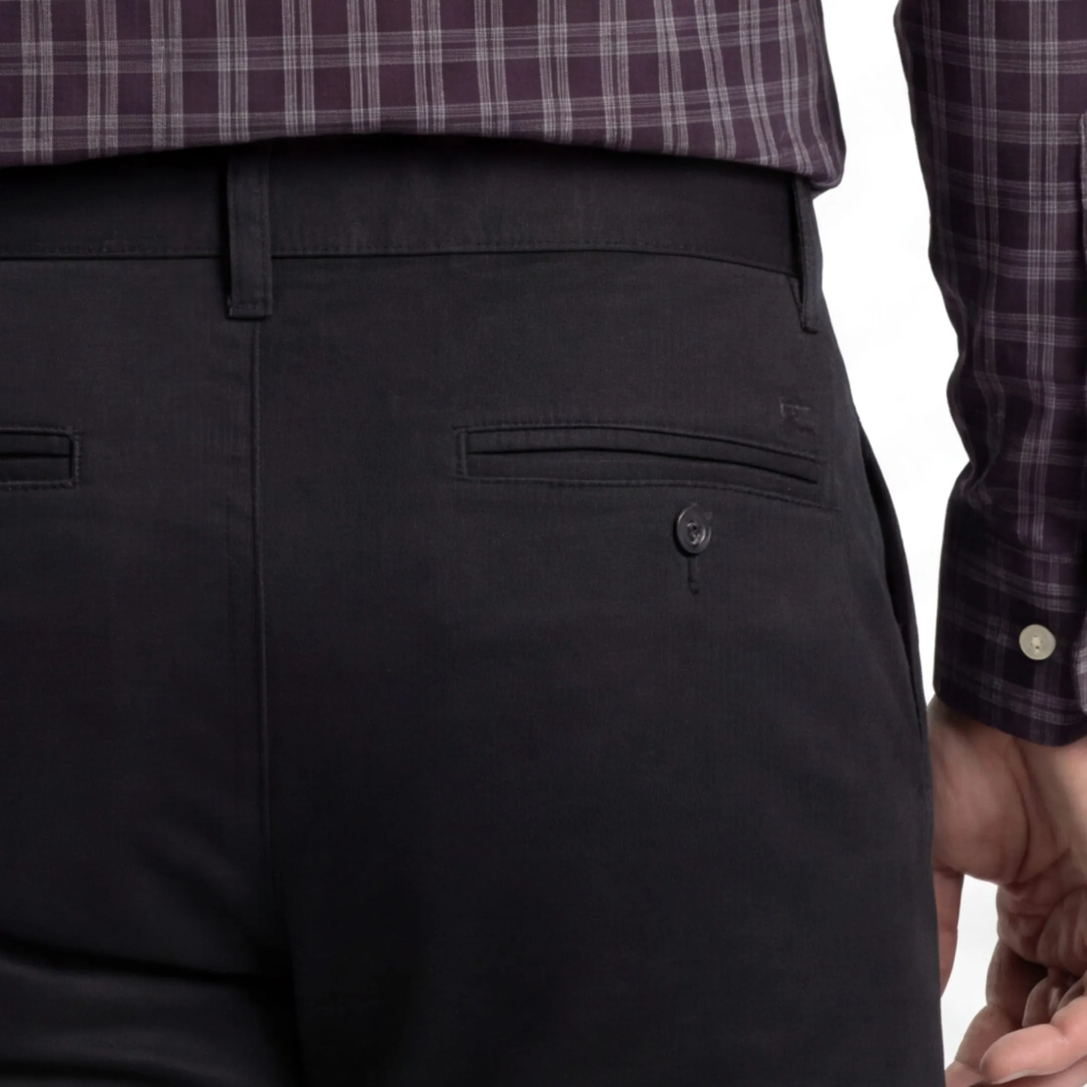 Black Signature Chino sold by Ash & Erie product image thumbnail 5