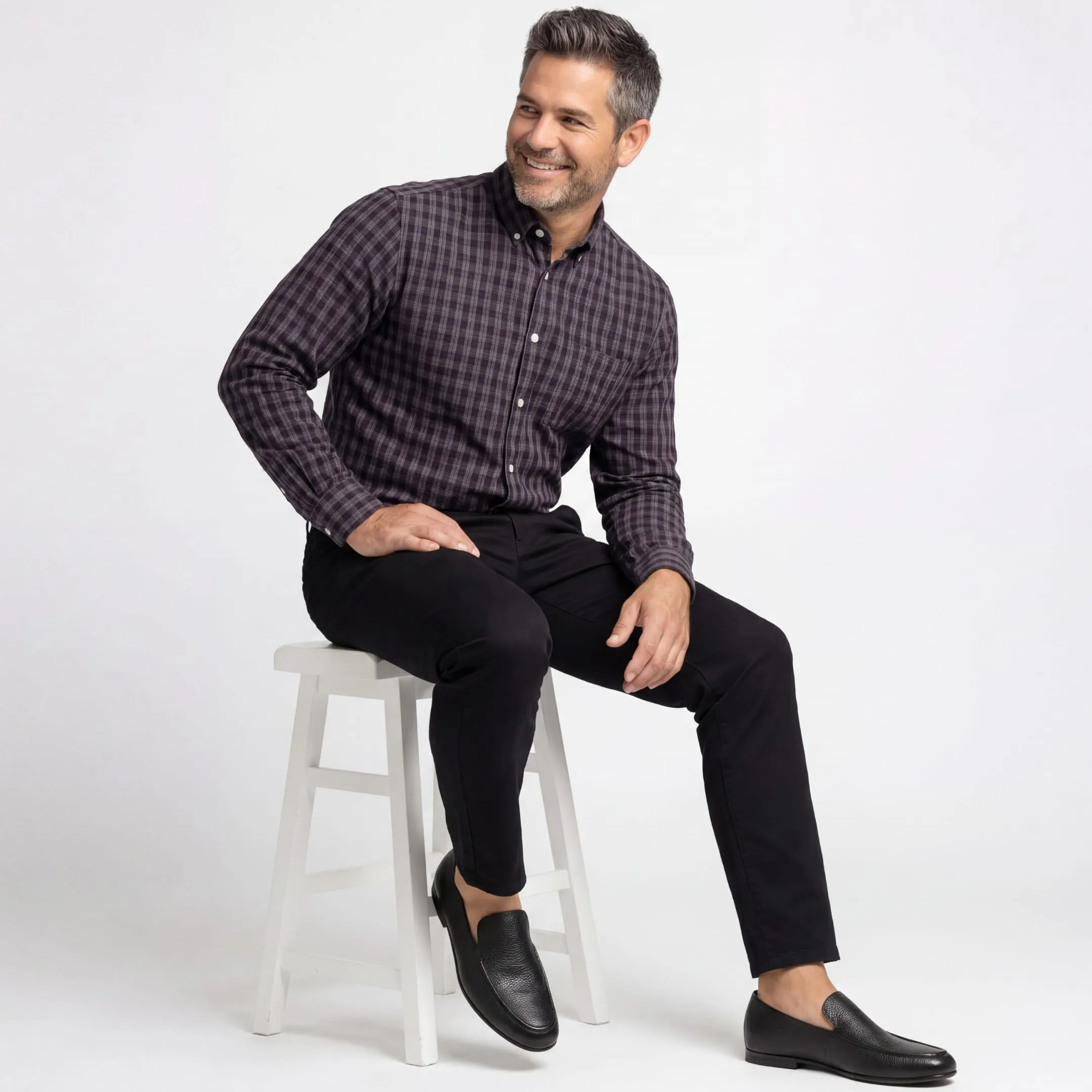Black Signature Chino sold by Ash & Erie product image thumbnail 2