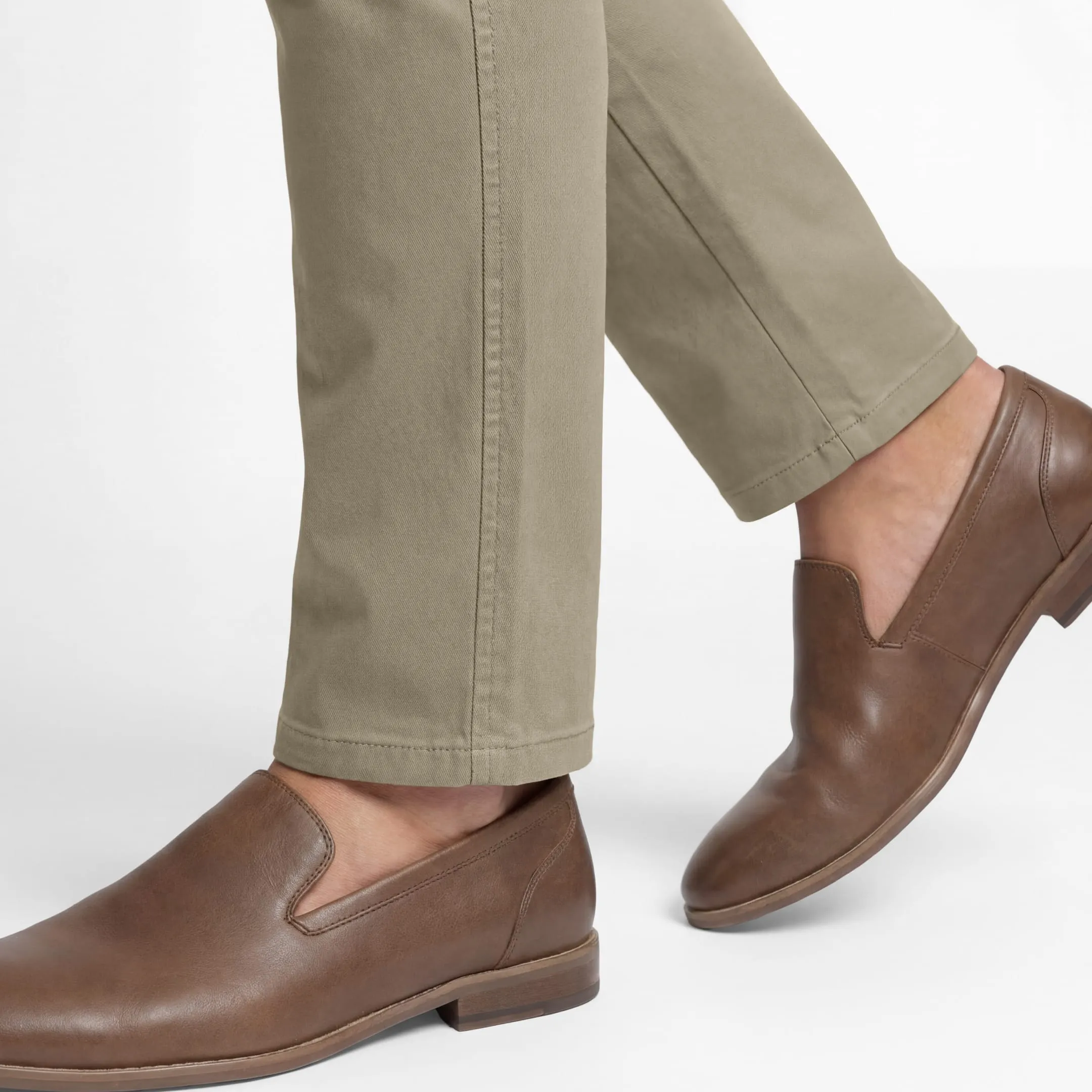 Khaki Lightweight Signature Chino sold by Ash & Erie product image thumbnail 5