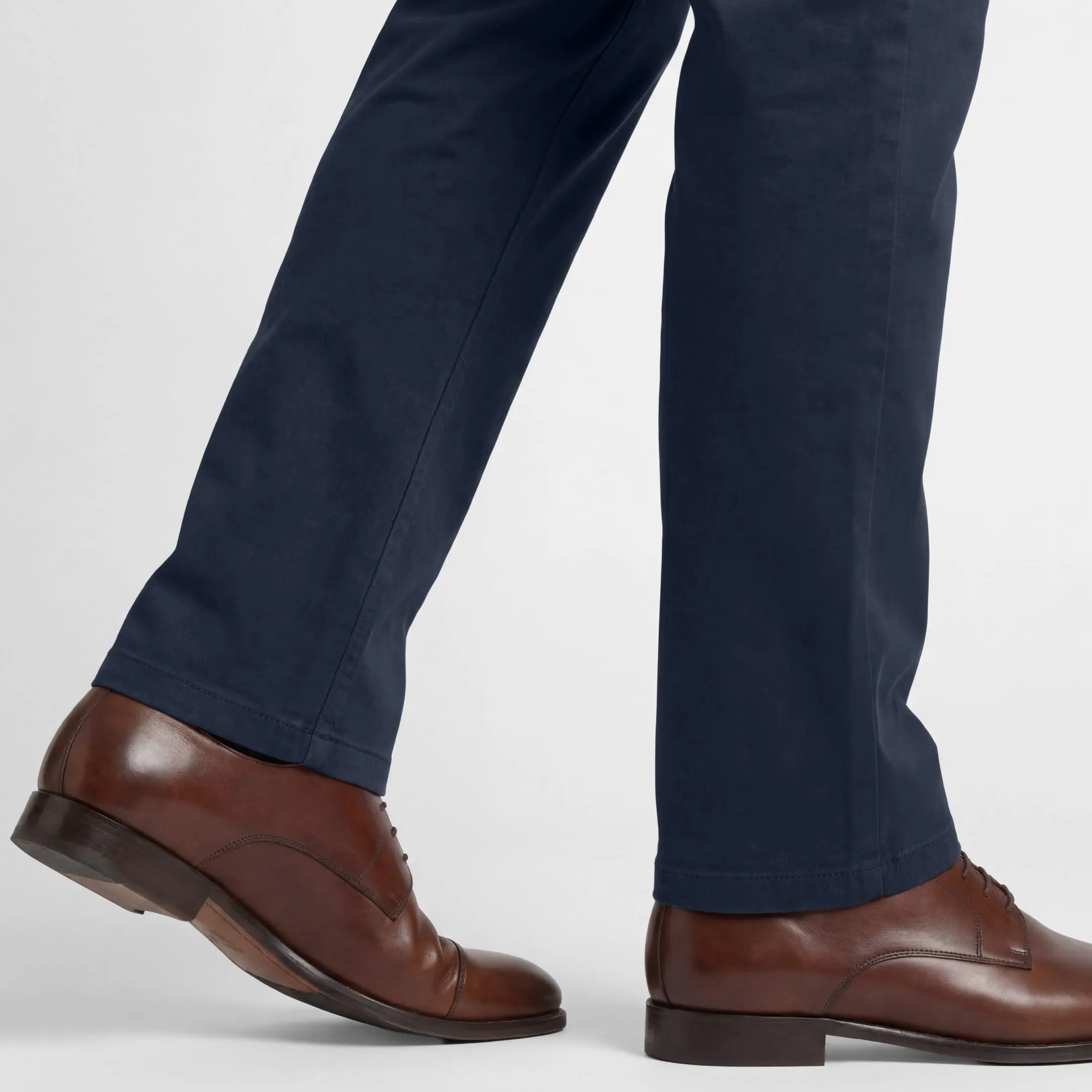 Straight Fit Navy Signature Chino sold by Ash & Erie product image thumbnail 4